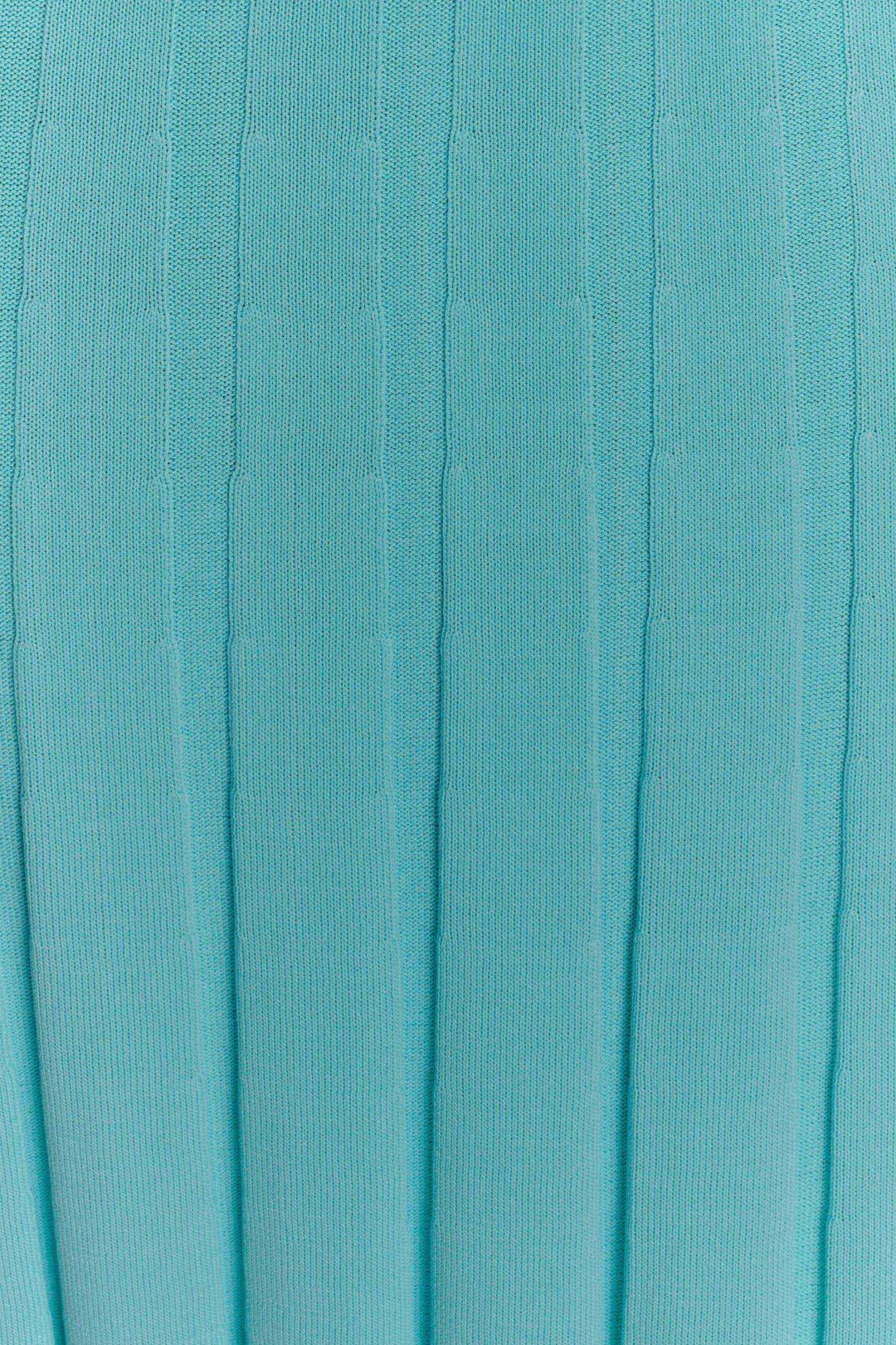 Fitted Knit Halter Midi Dress