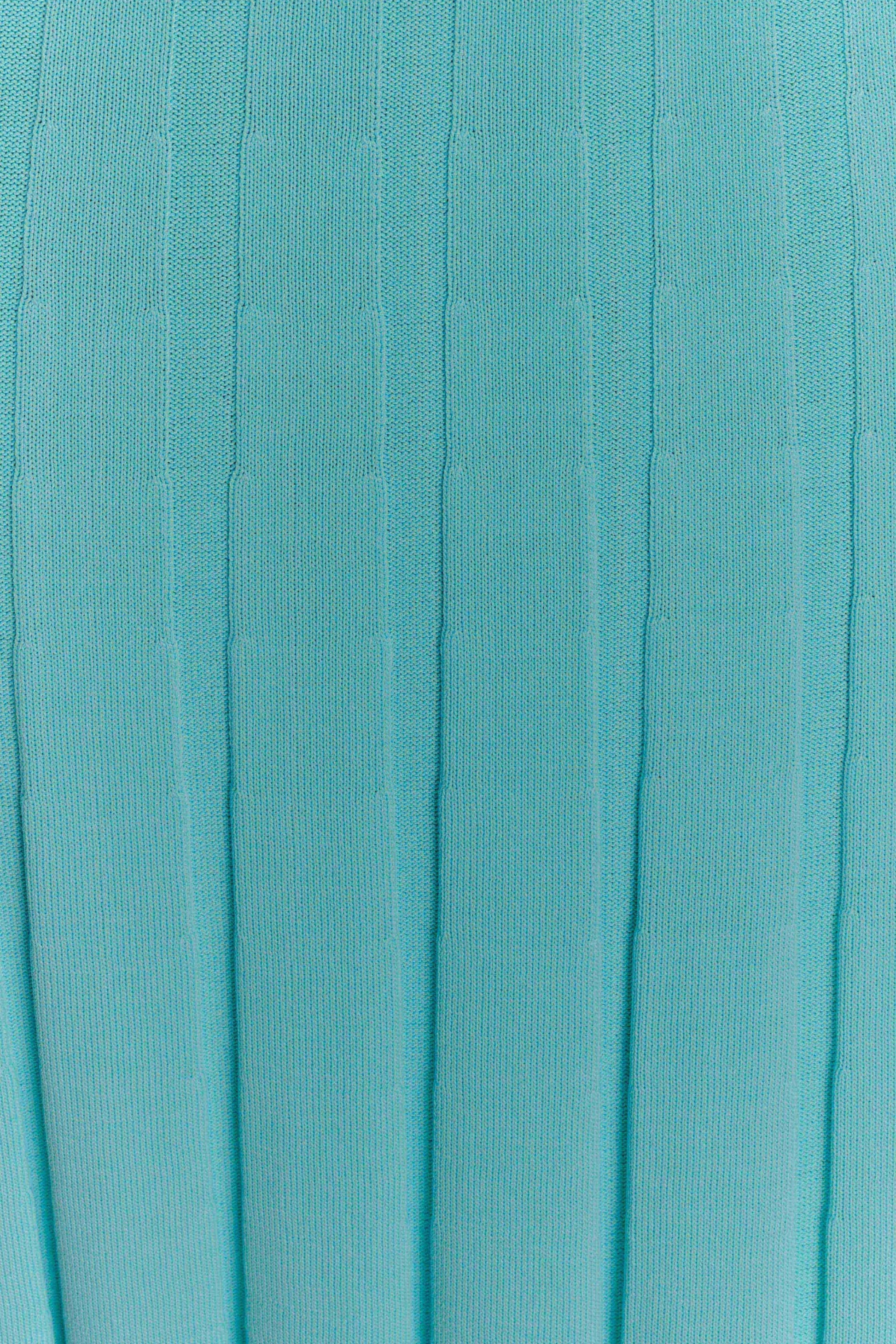 Fitted Knit Halter Midi Dress