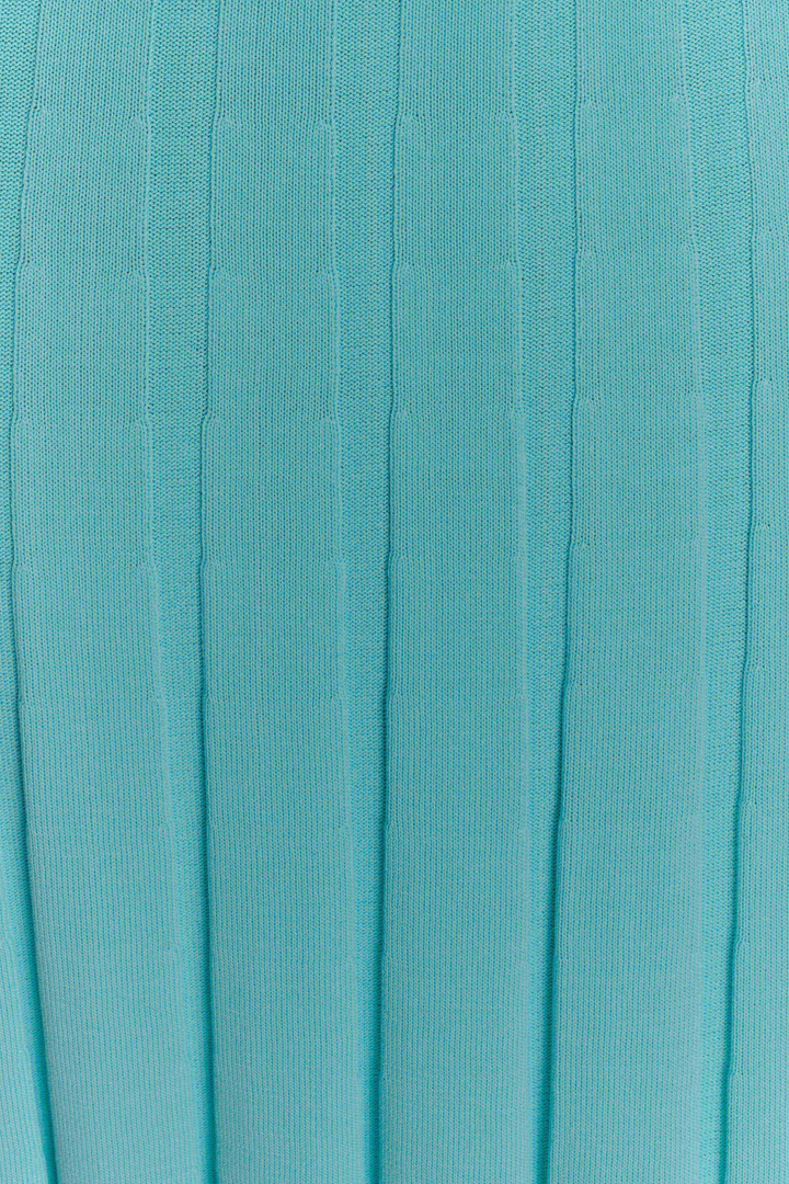Fitted Knit Halter Midi Dress