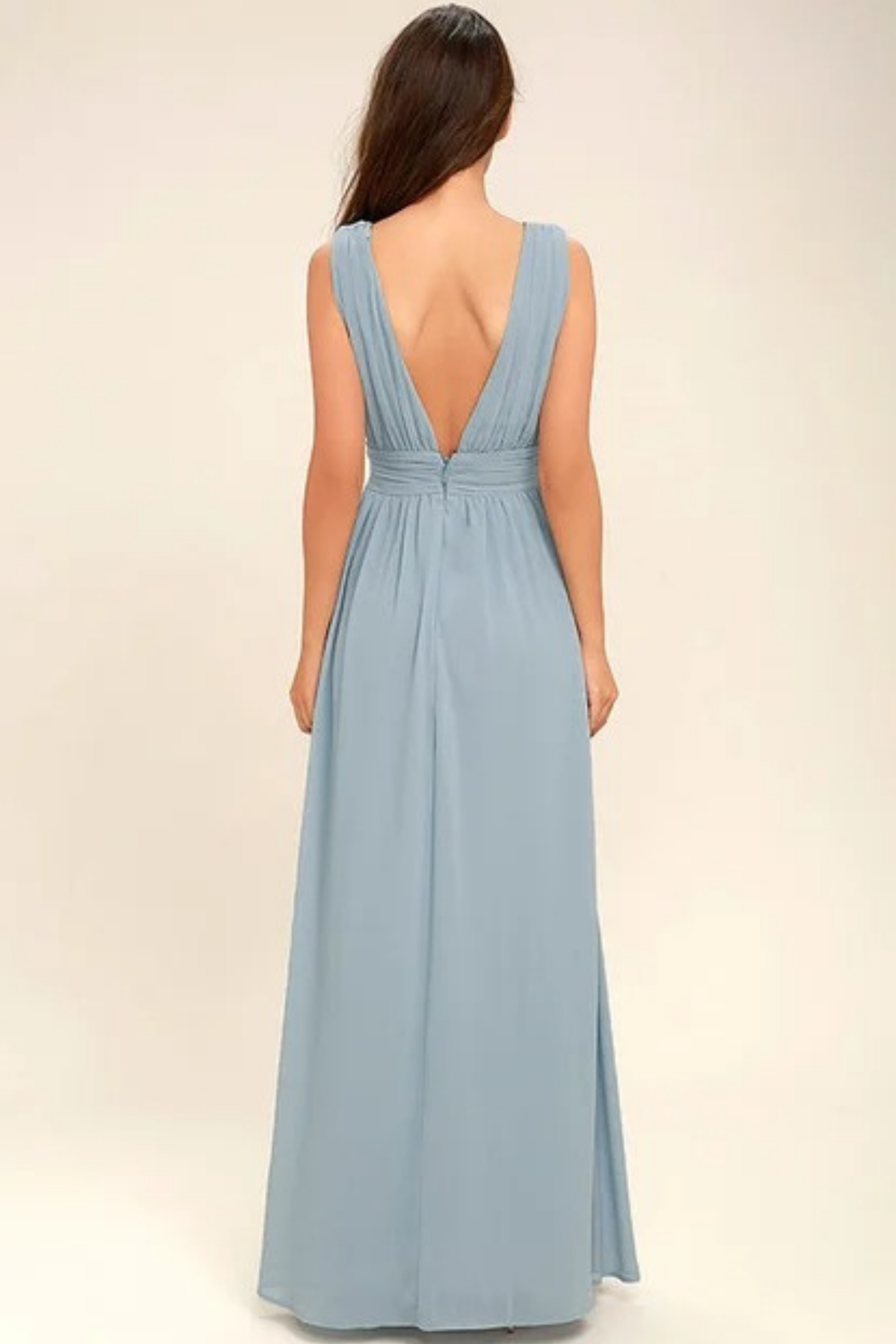 Elegant Bridesmaid Dress Flowing Chiffon Style