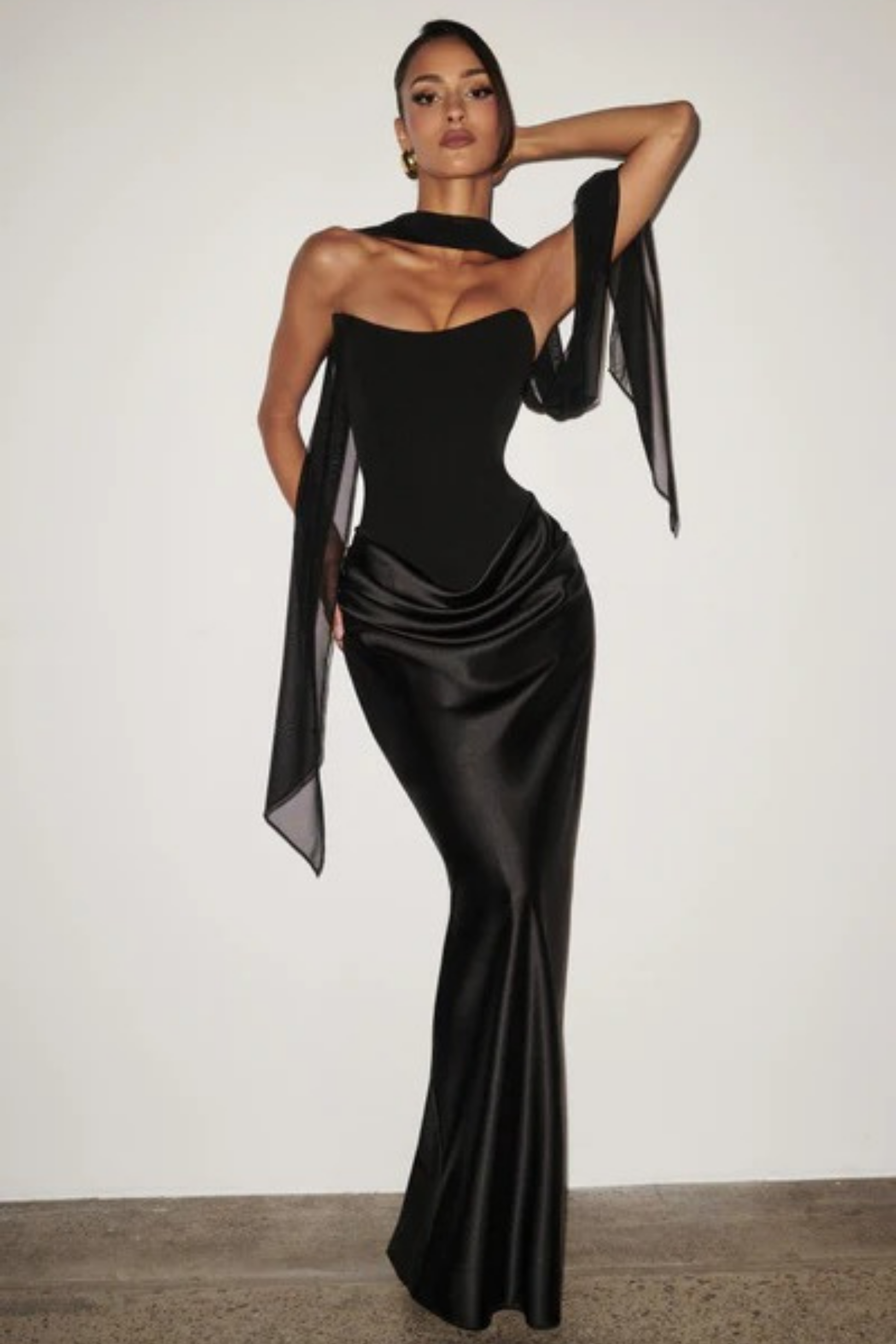 Velour Maxi Dress
