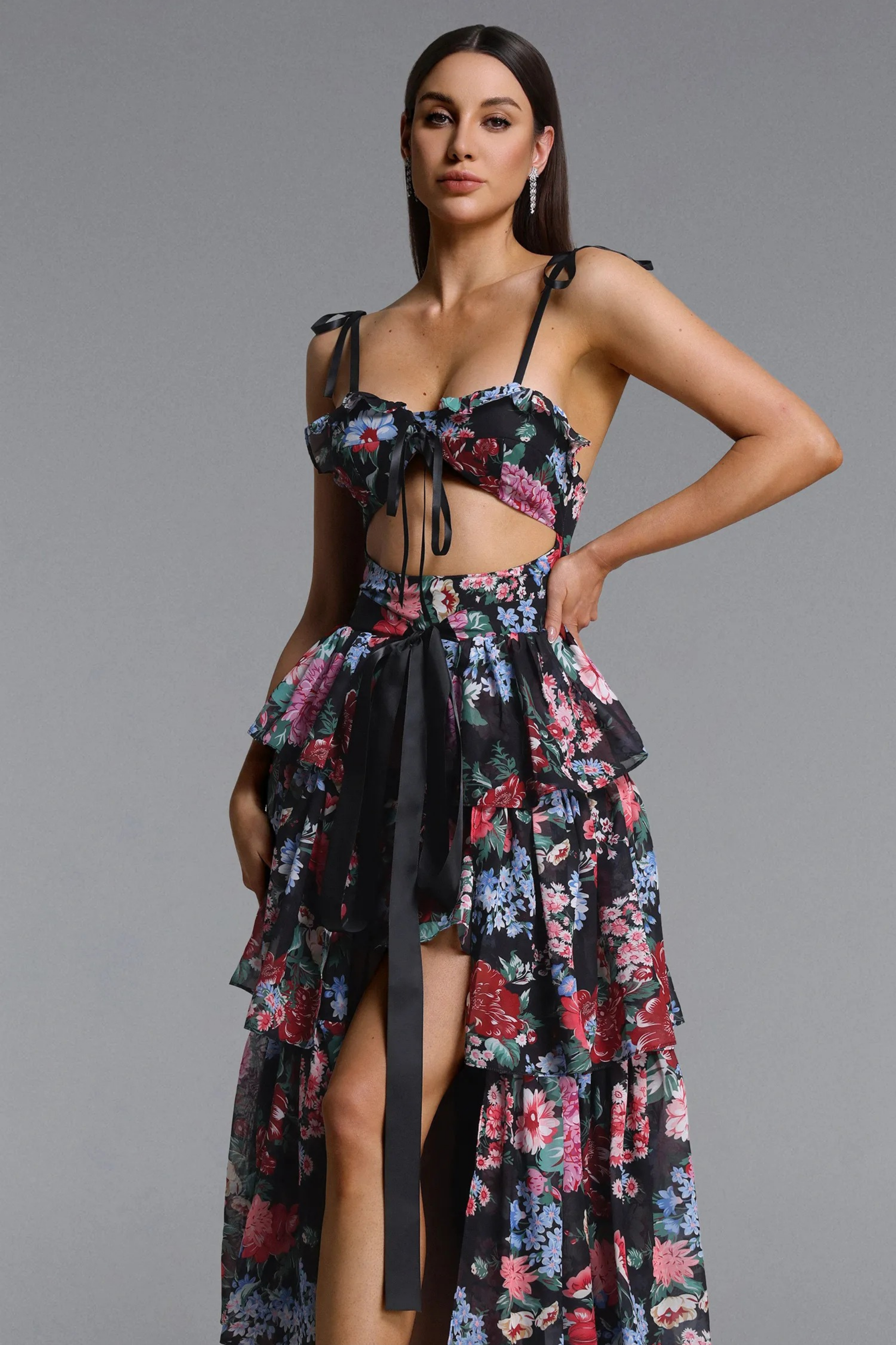 Floral Allure Maxi Dress