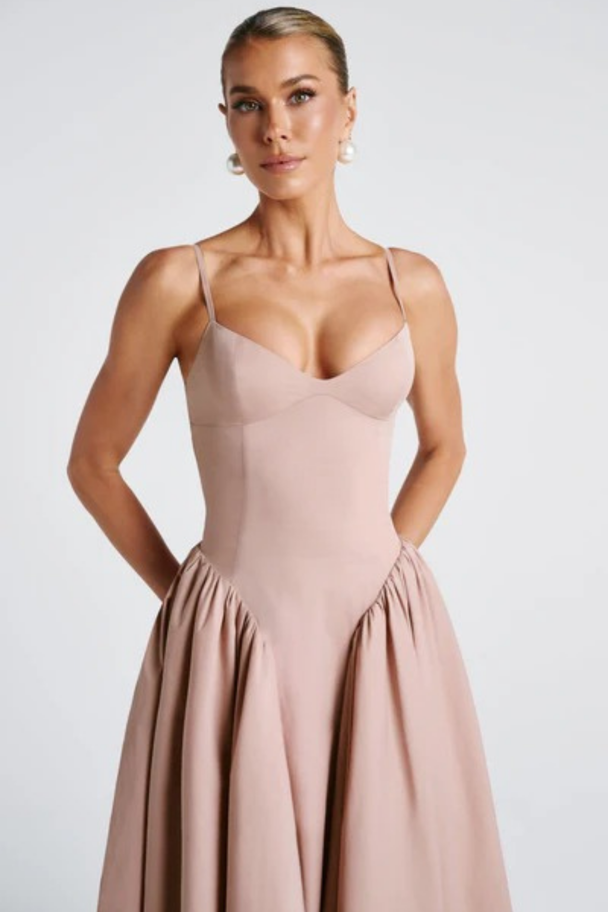 Blush Belle Midi Dress
