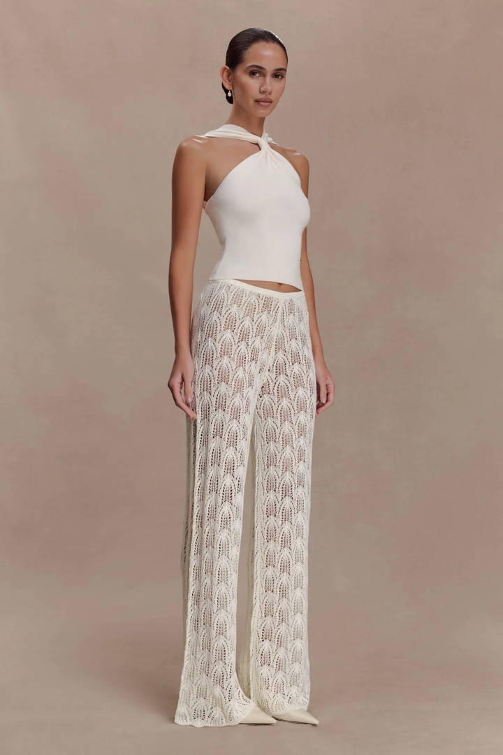 Serene Knot Halter Top