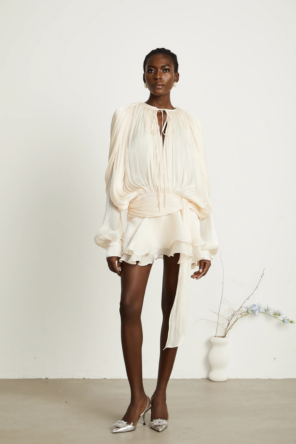 Cloud Silk Mini Dress