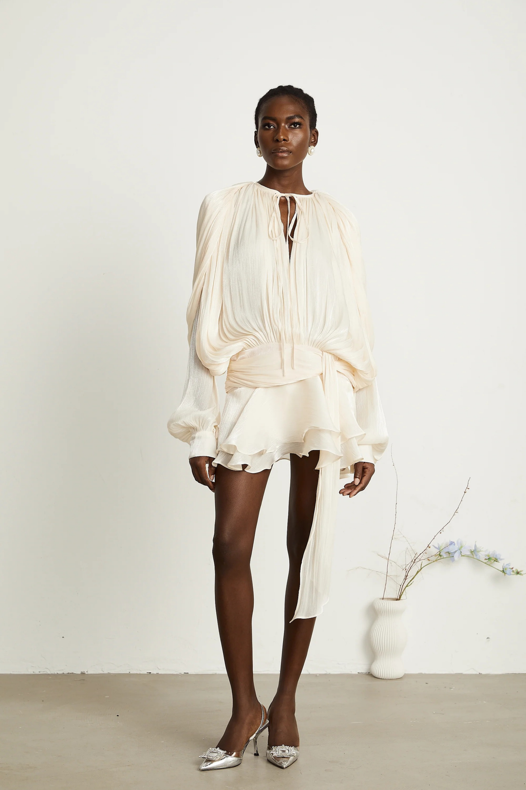 Cloud Silk Mini Dress