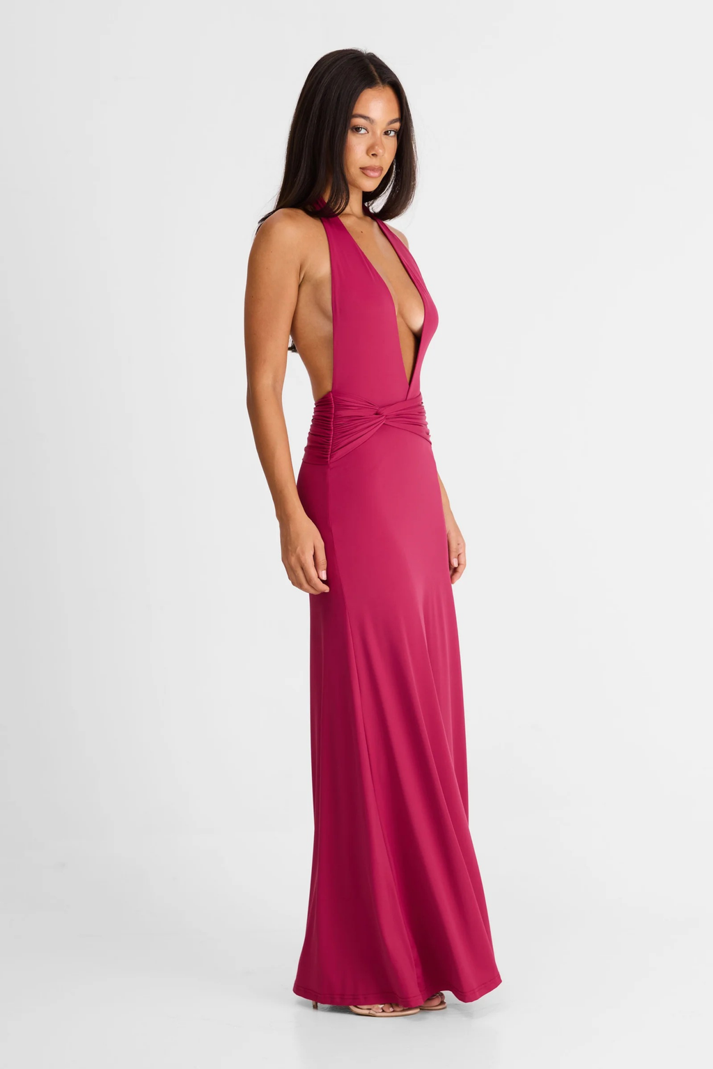 Velvet Aura Maxi Dress