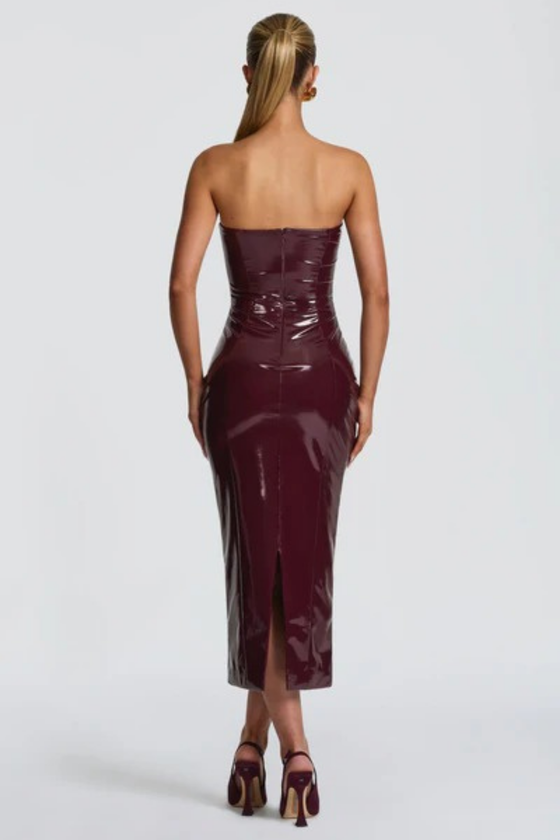 Scarlet Temptation Midi Dress