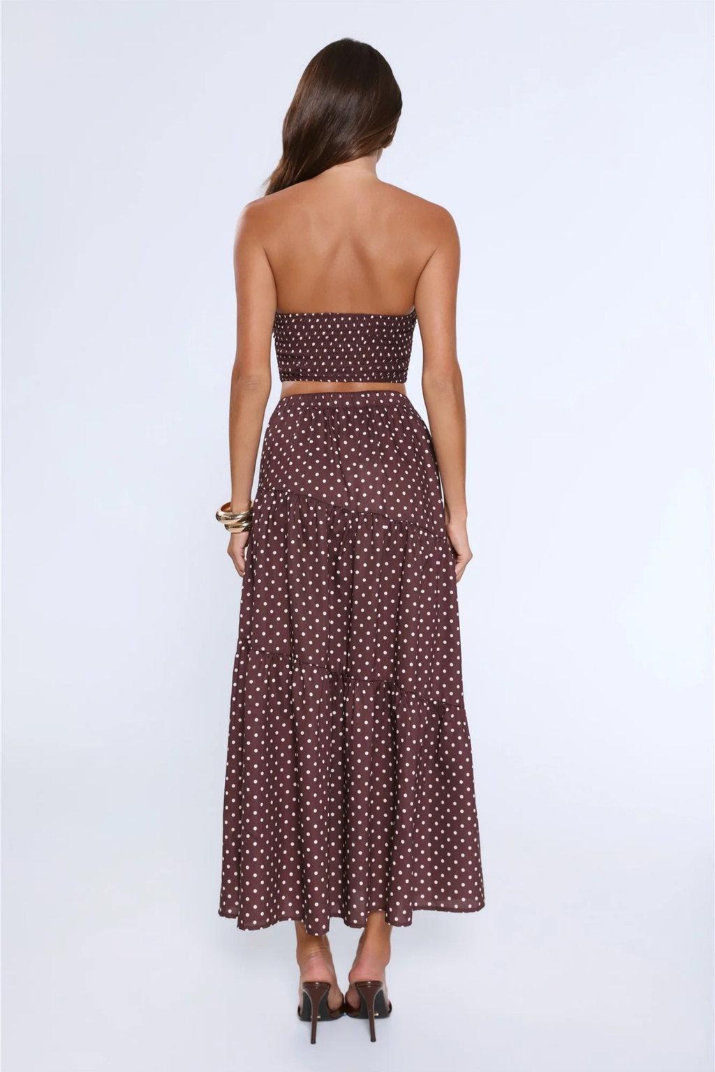 Strapless Twist Front Top
