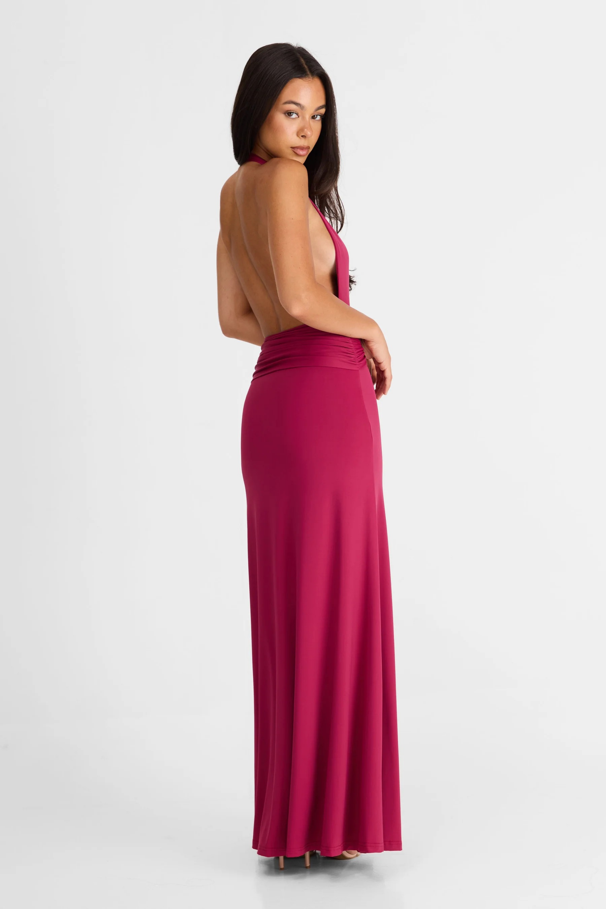 Velvet Aura Maxi Dress