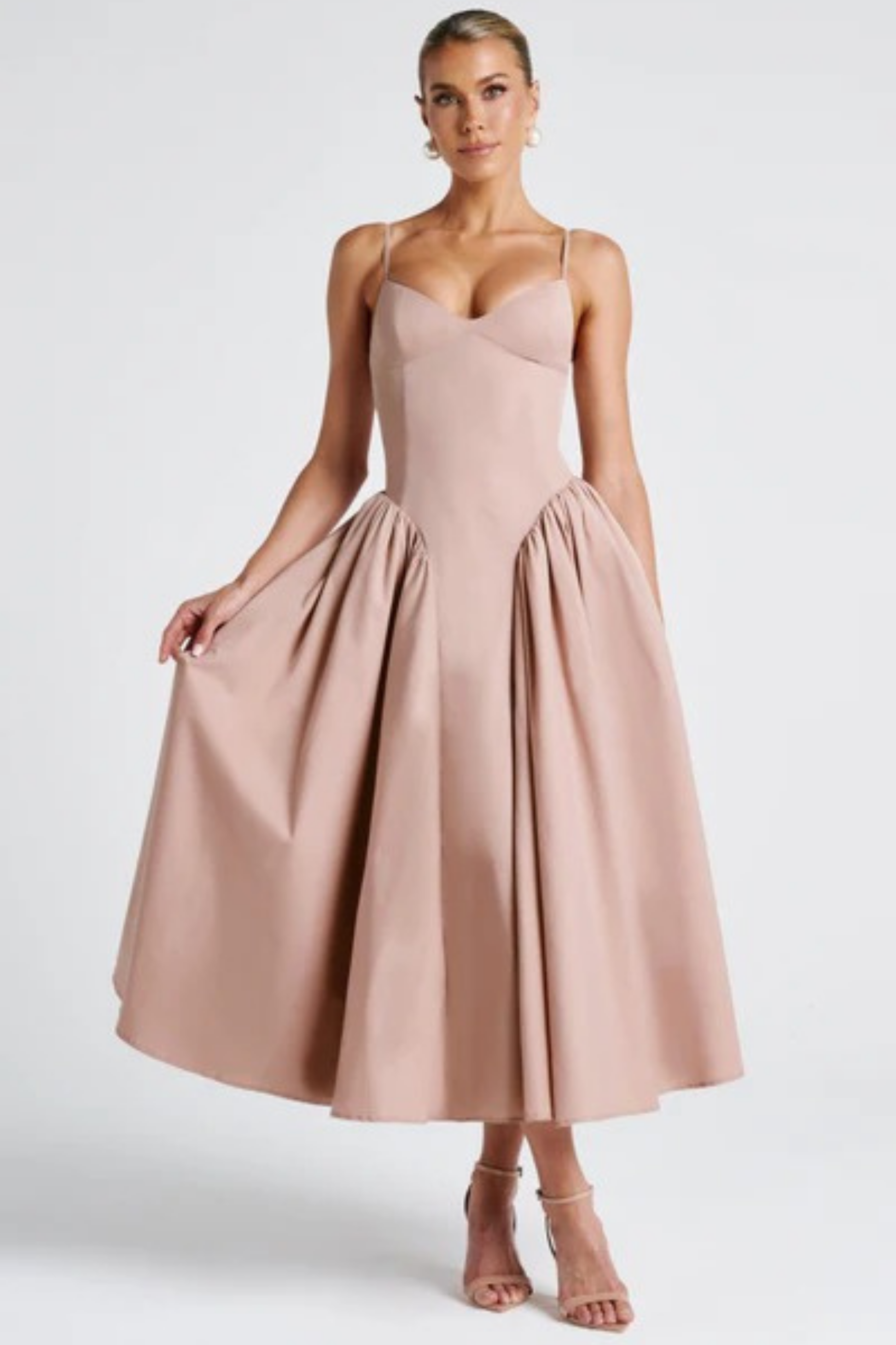 Blush Belle Midi Dress