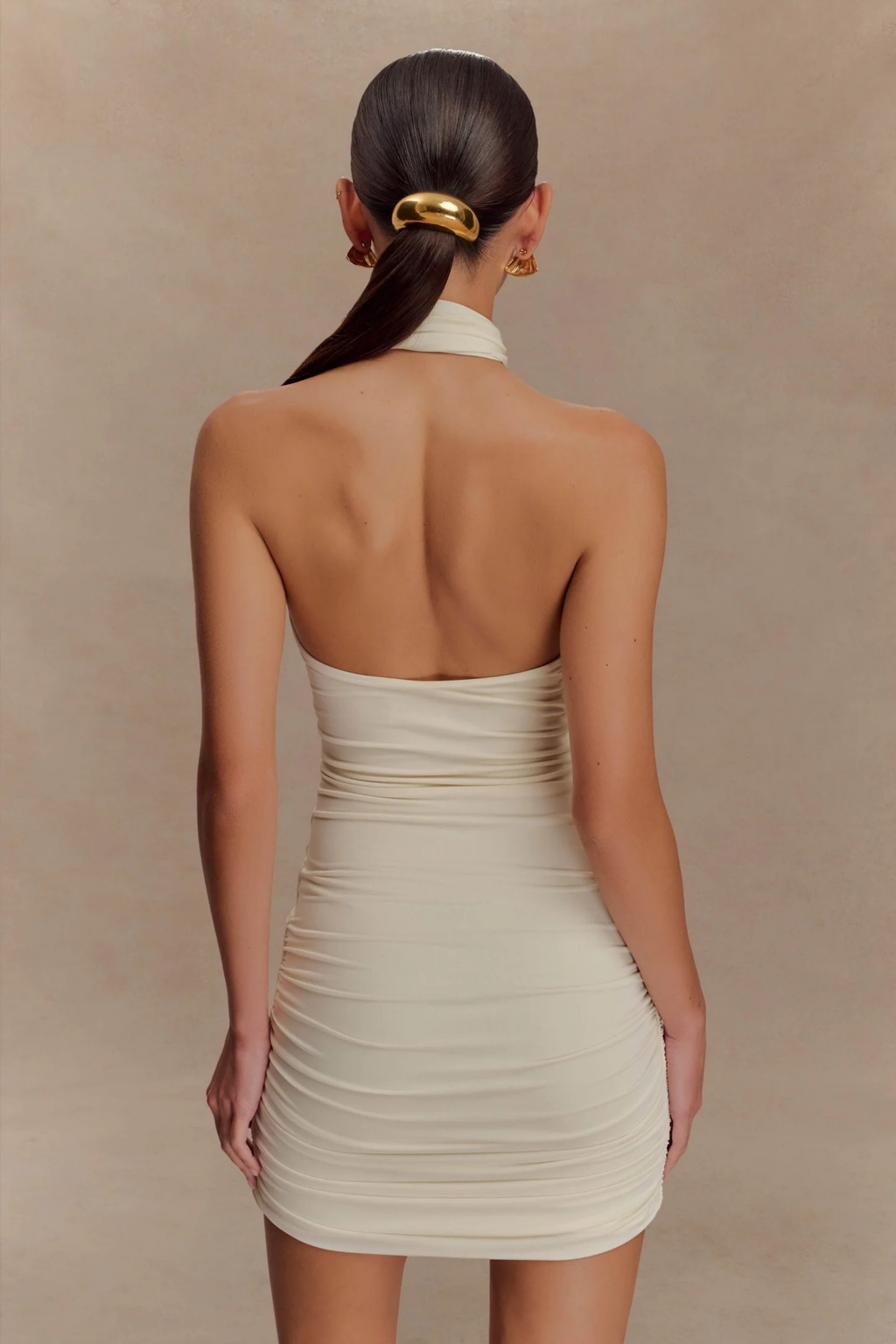 Aurora Halter Mini Dress