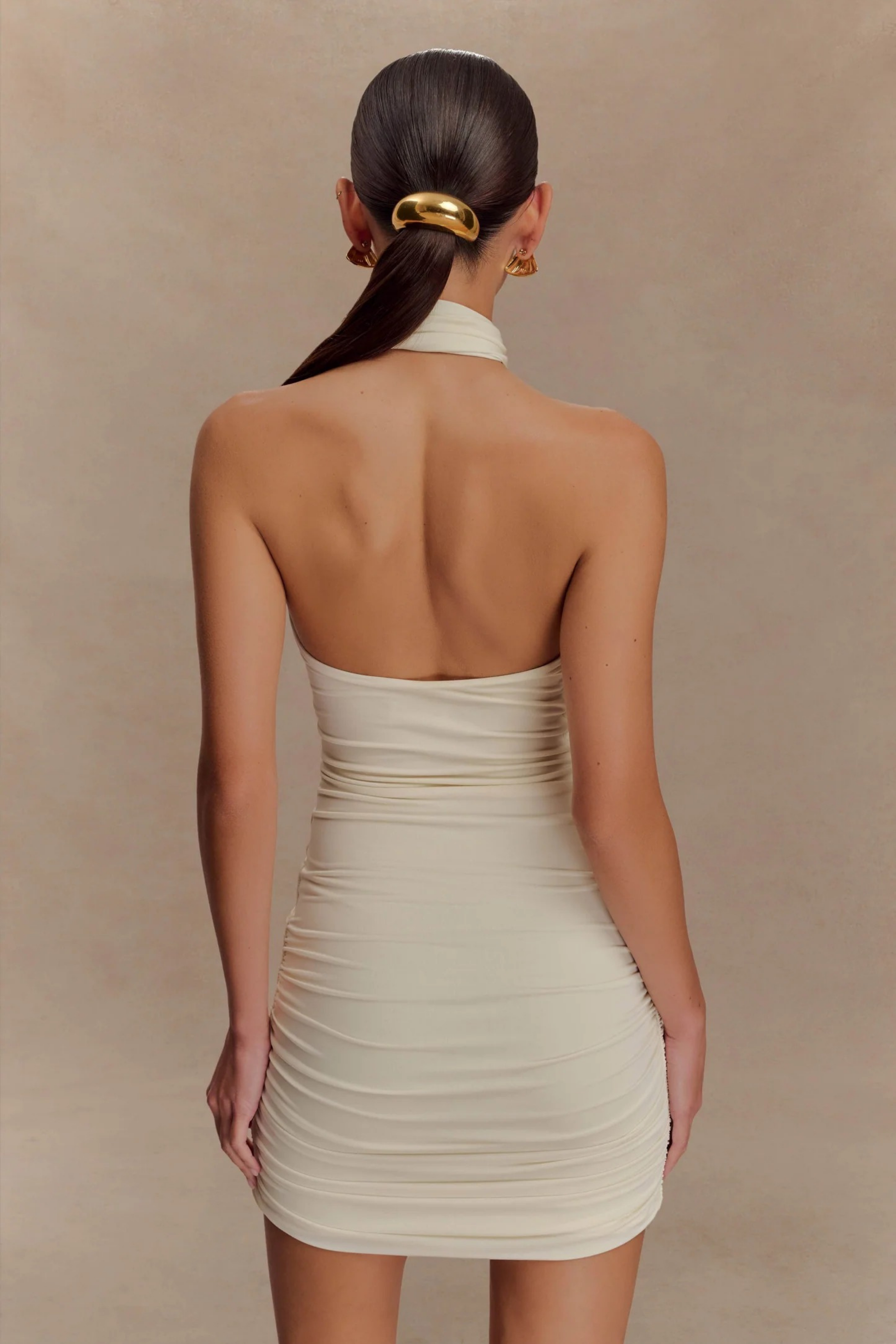 Aurora Halter Mini Dress