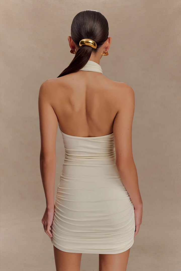 Aurora Halter Mini Dress