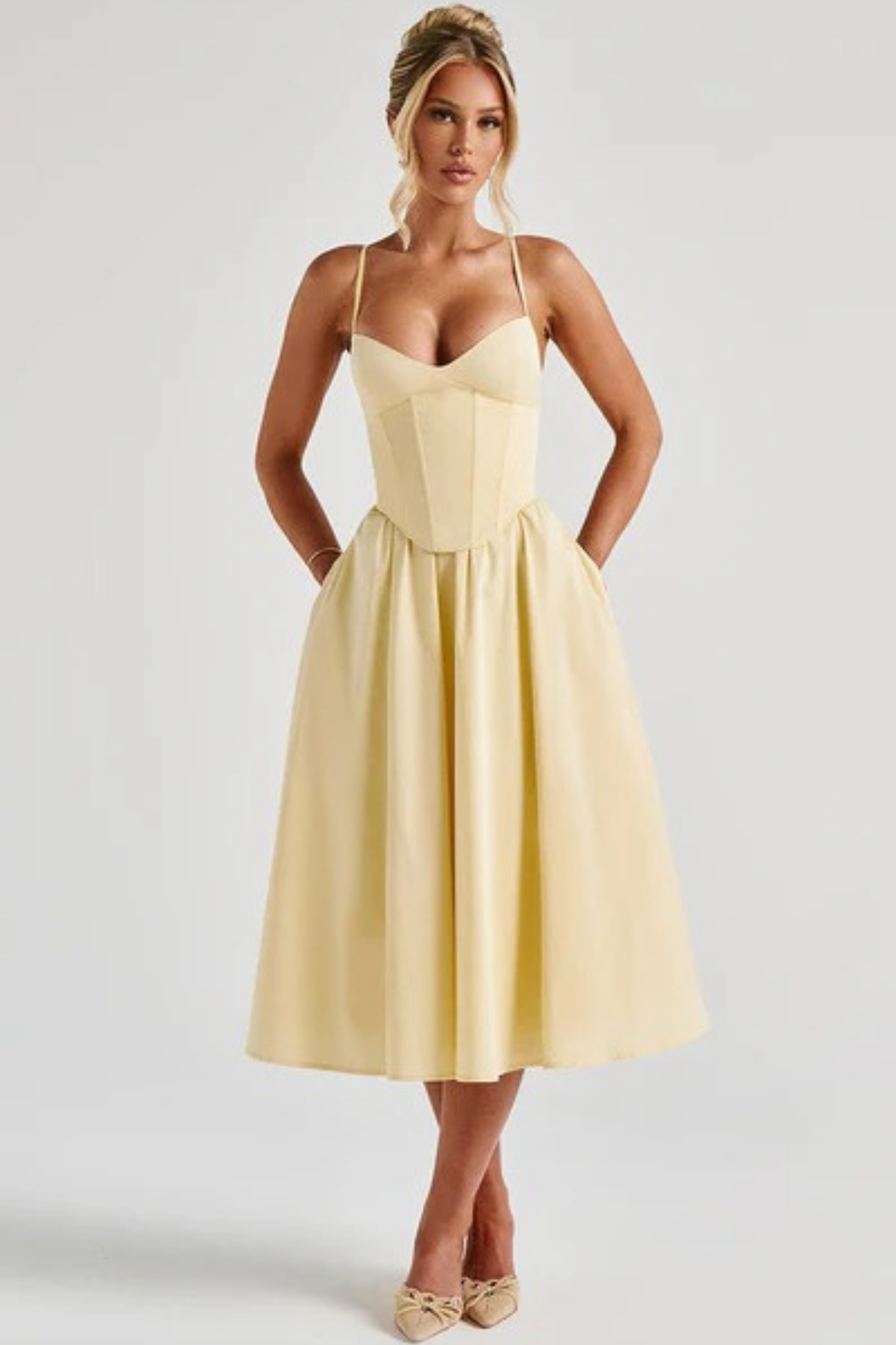 Belle Aura Midi Dress