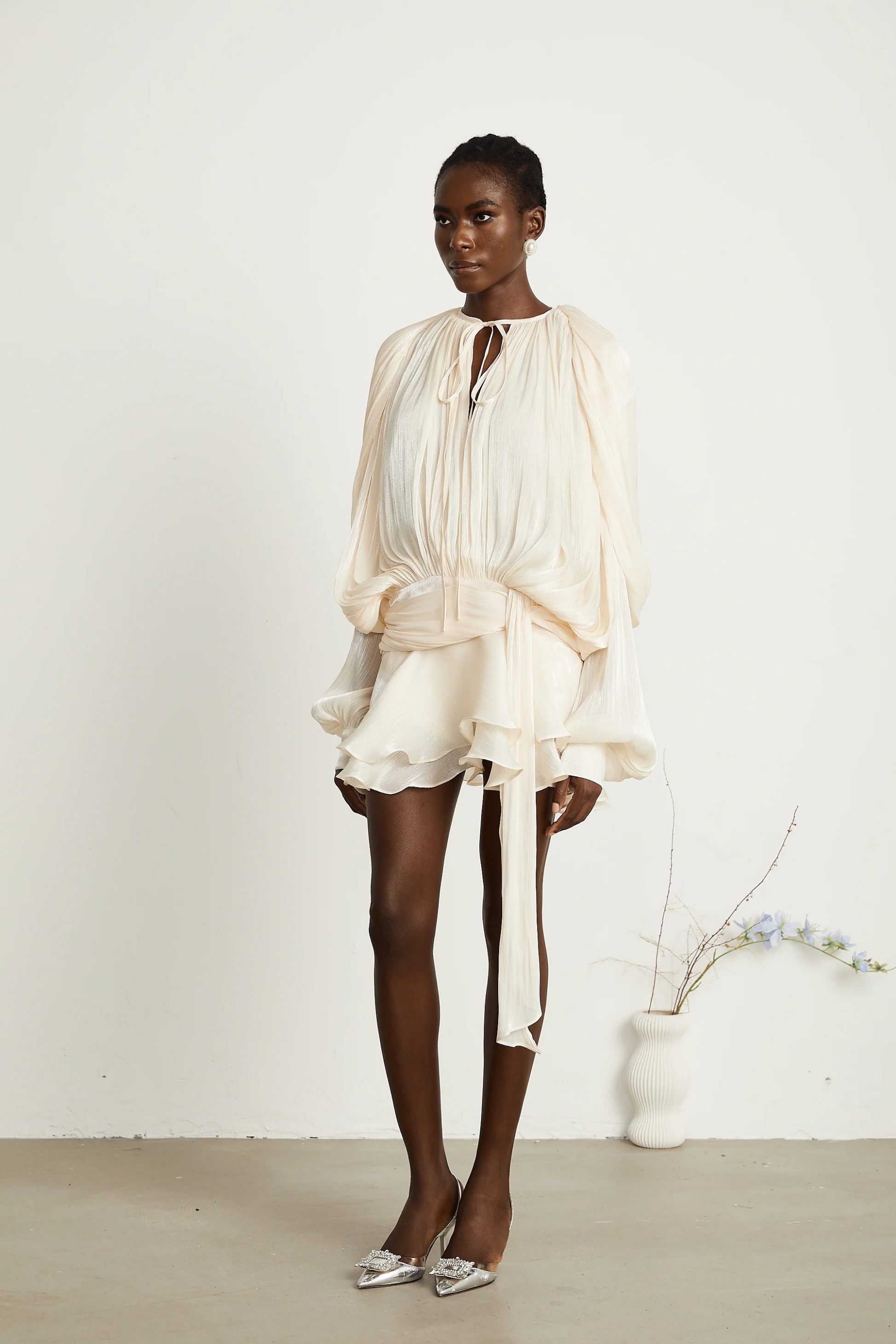 Cloud Silk Mini Dress