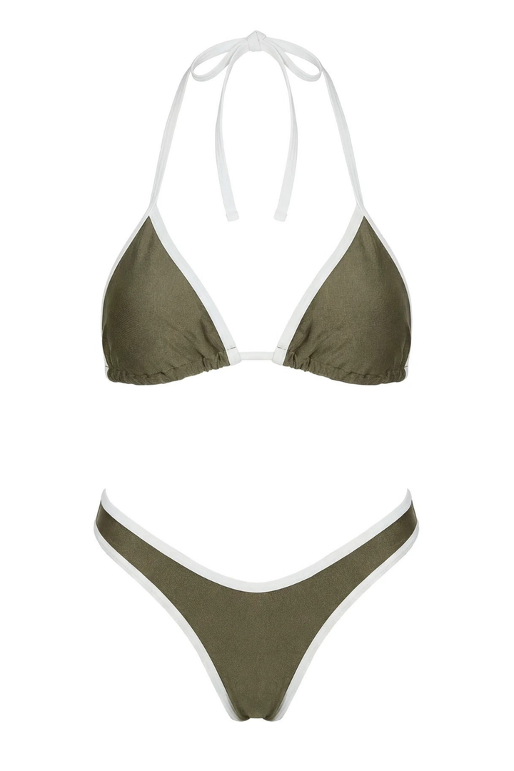 Contrast Trim Bikini
