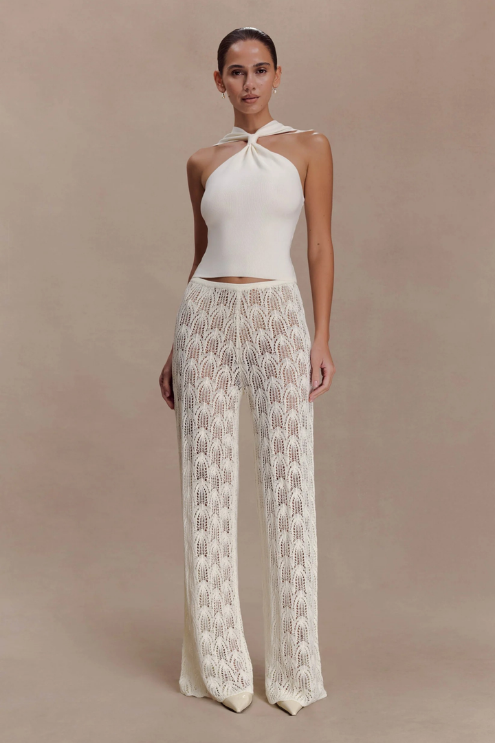Serene Knot Halter Top