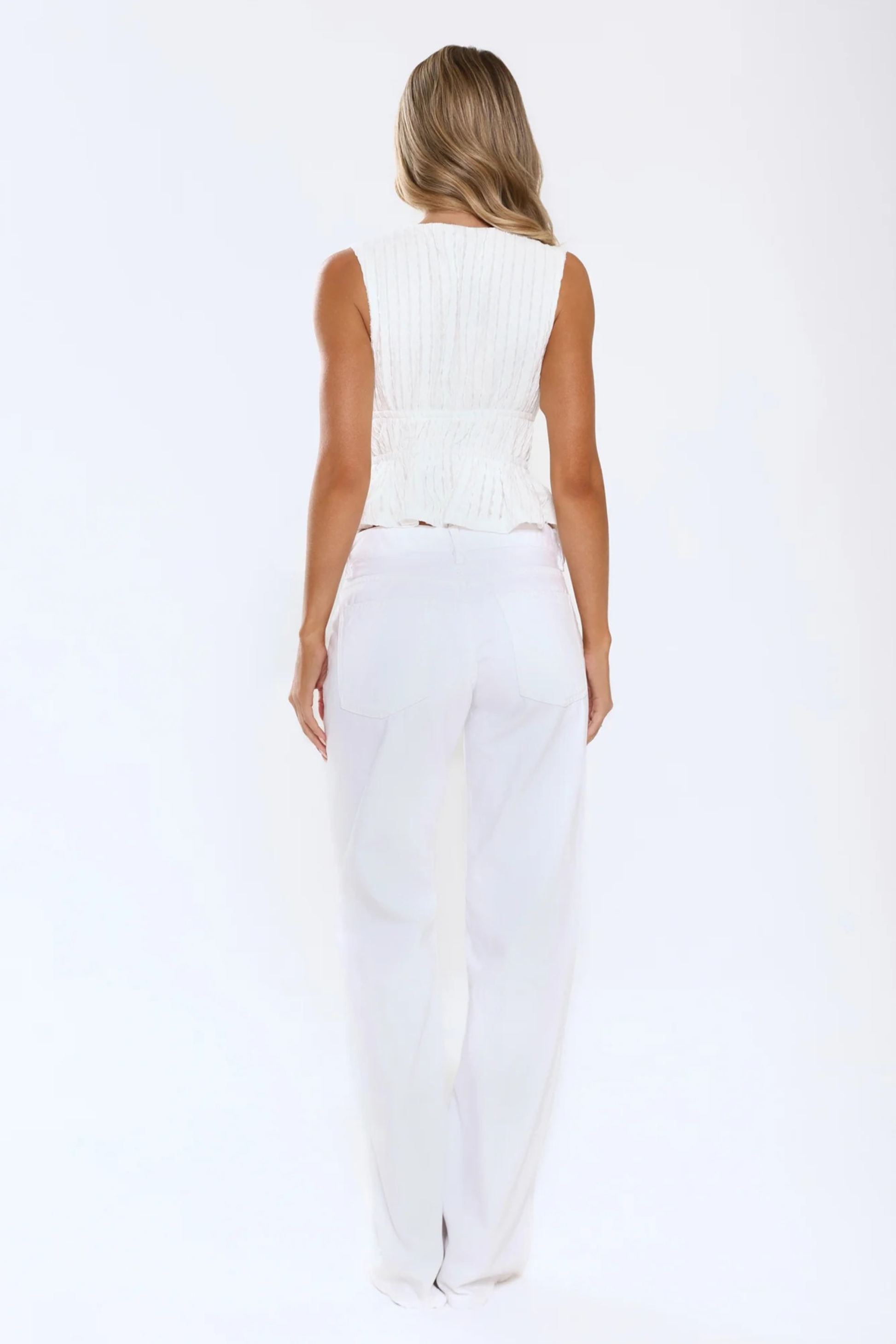 Sleeveless Ribbed Crop Top Summer Style