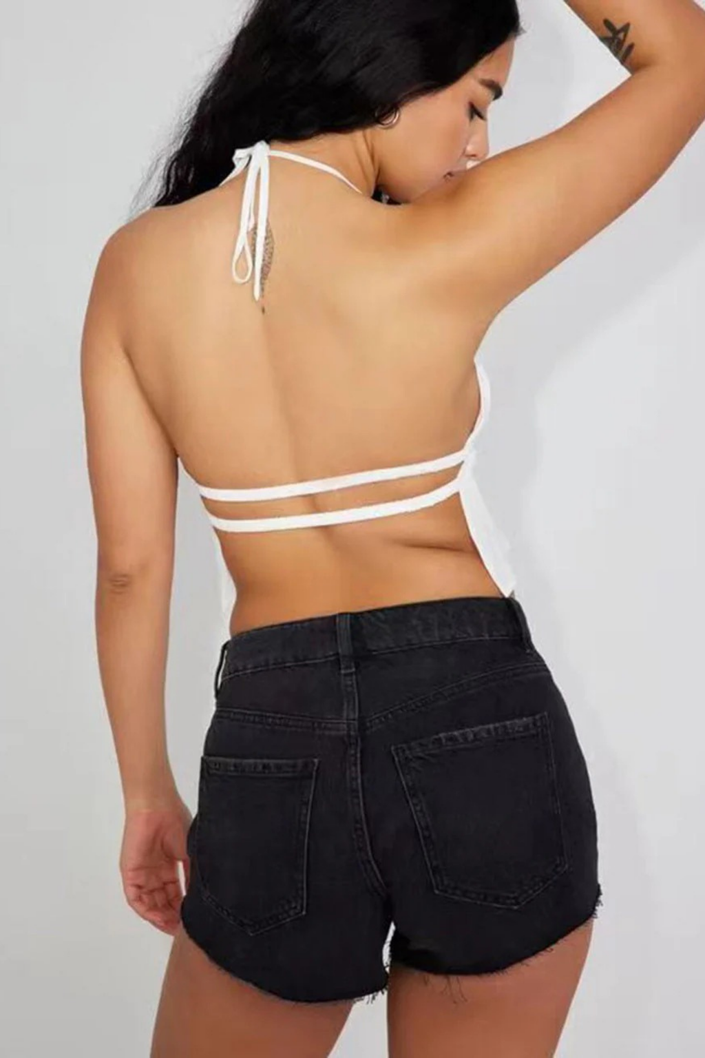 Sky Bloom Halter Top