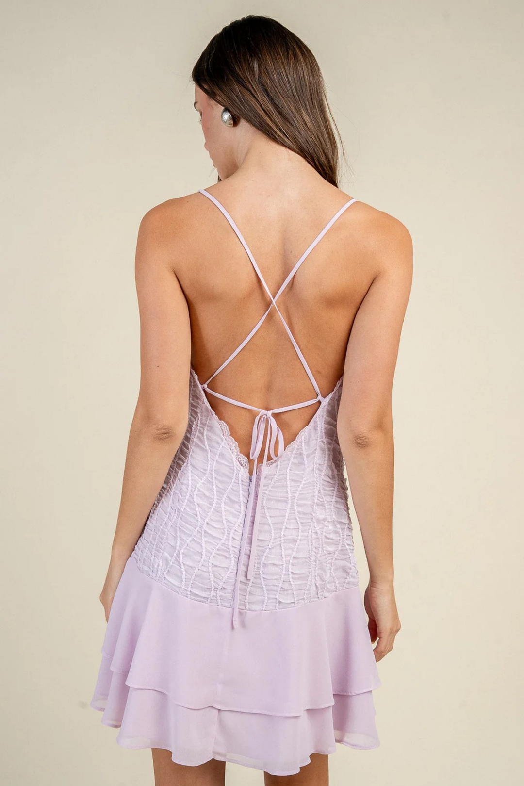 Soft Bloom Mini Dress