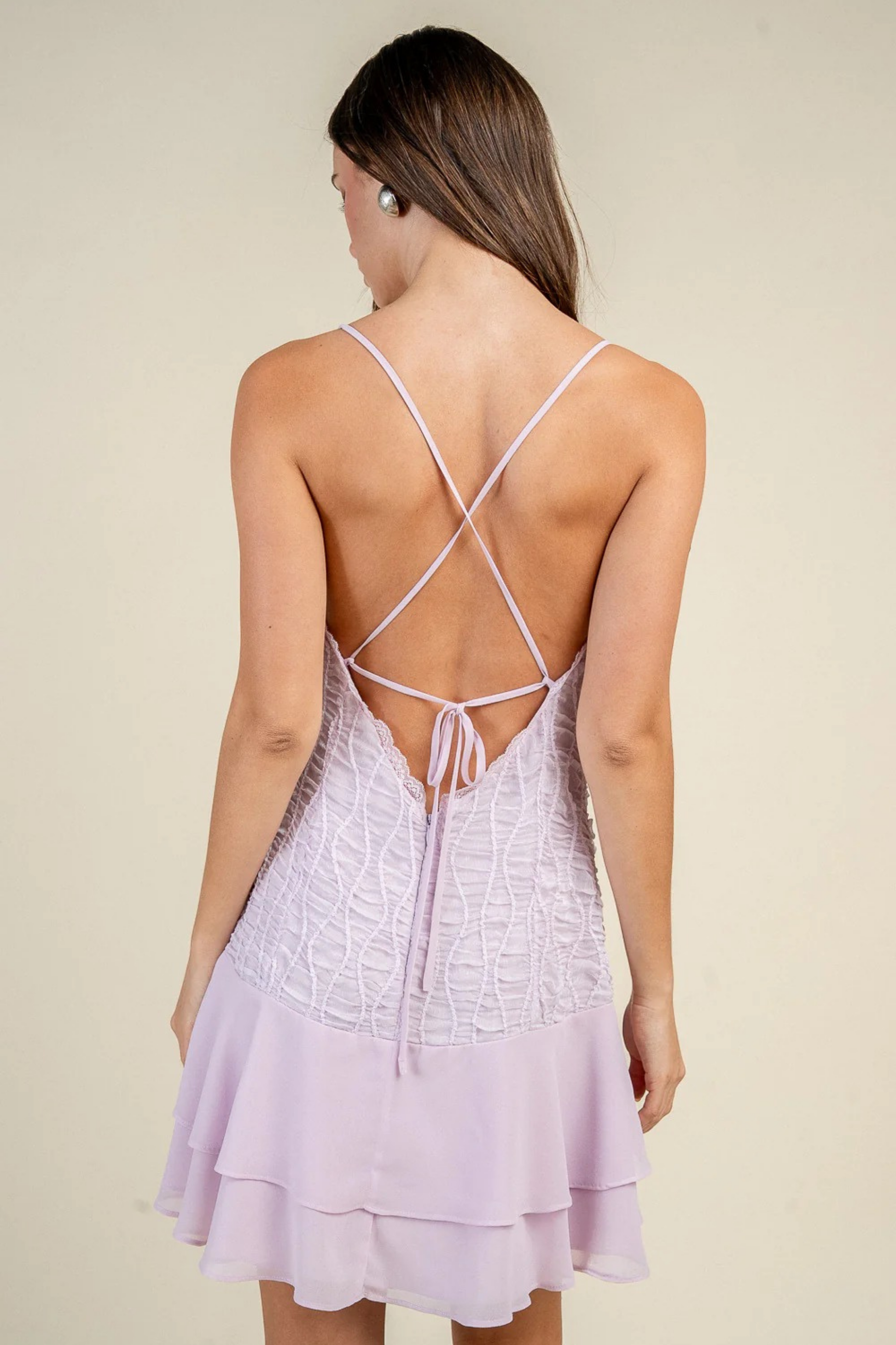 Soft Bloom Mini Dress
