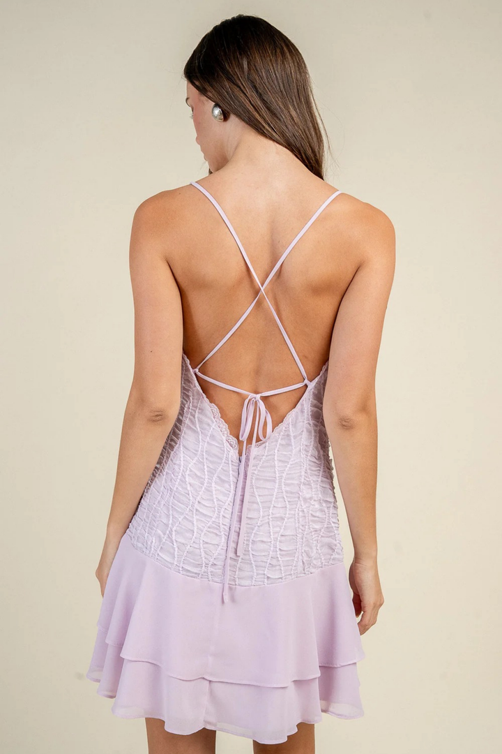 Soft Bloom Mini Dress