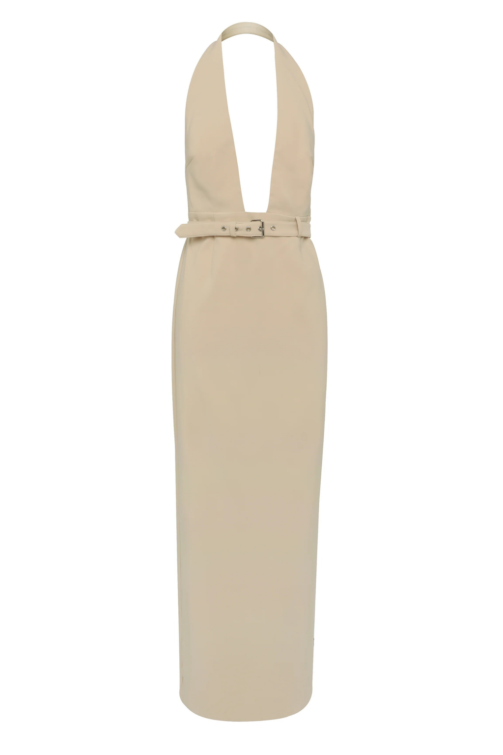 Deep V Neck Maxi Dress Modern Chic Style