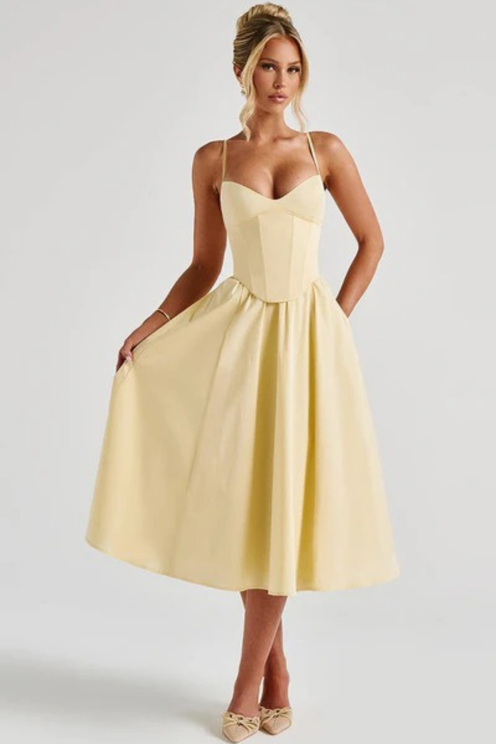 Belle Aura Midi Dress