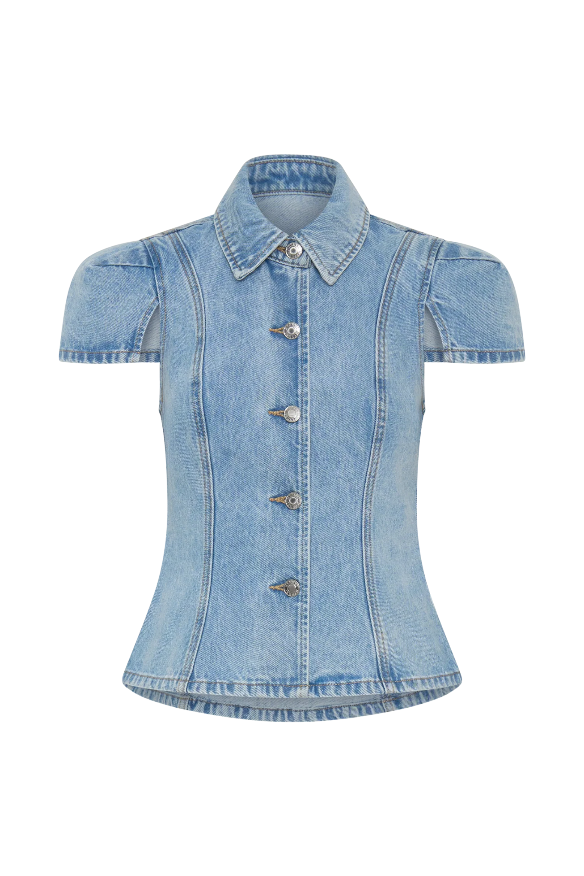 Denim Muse Corset Top