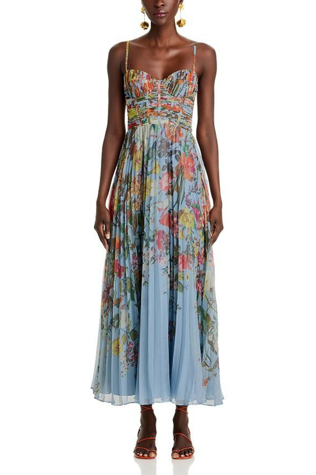 Guest Maxi Dress Watercolor Floral Flowy Style