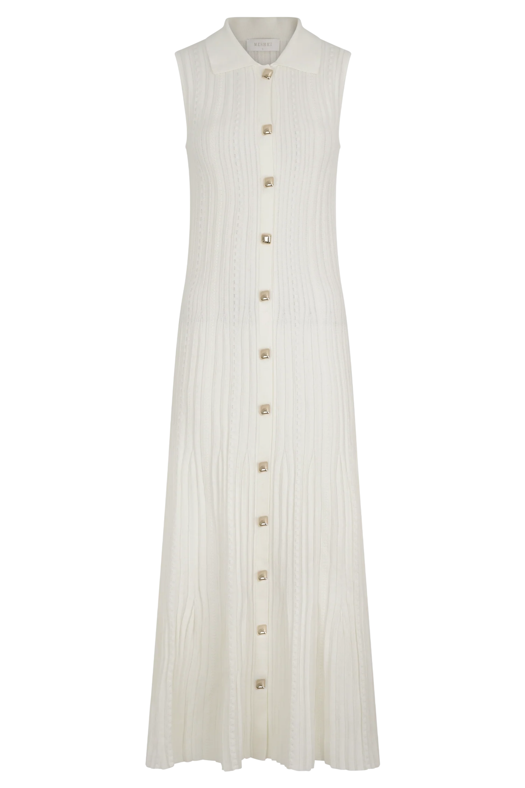 Monaco Button Midi Dress
