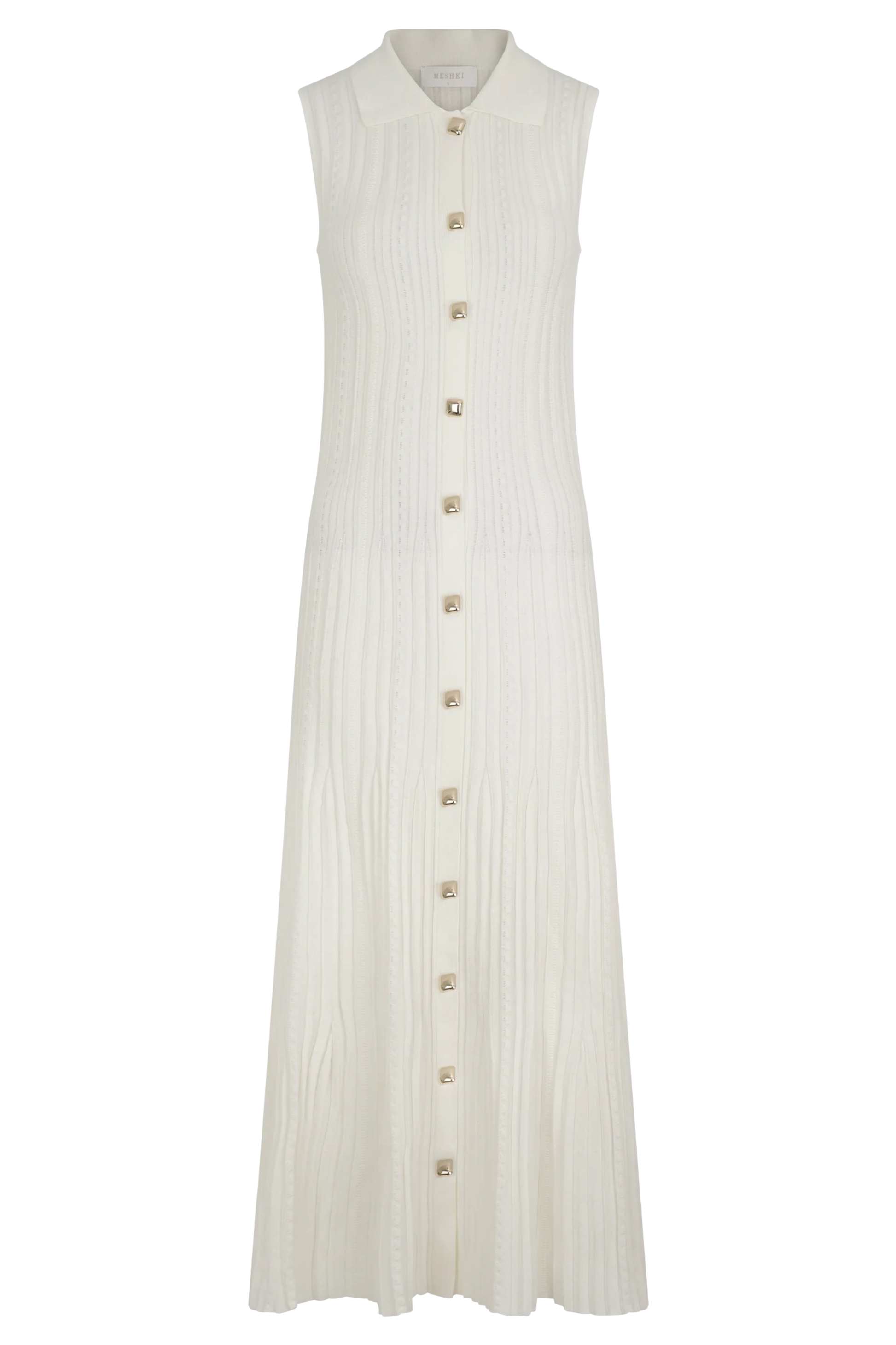Monaco Button Midi Dress