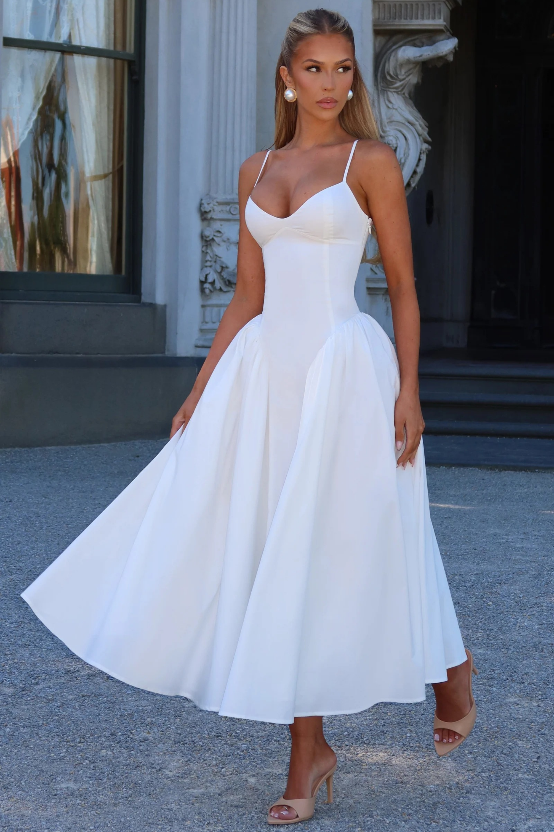 Blush Belle Midi Dress
