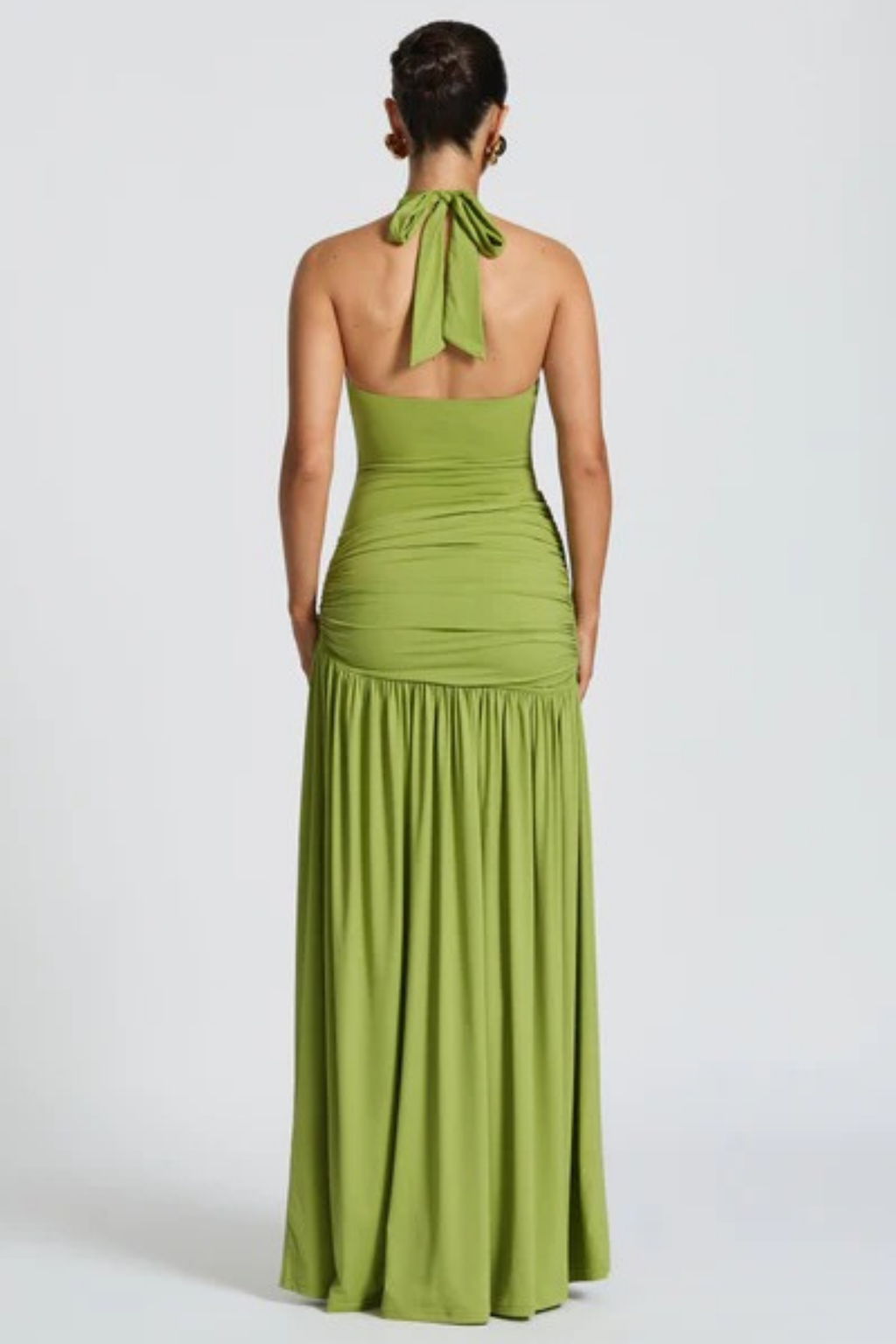Golden Oasis Slit Skirt