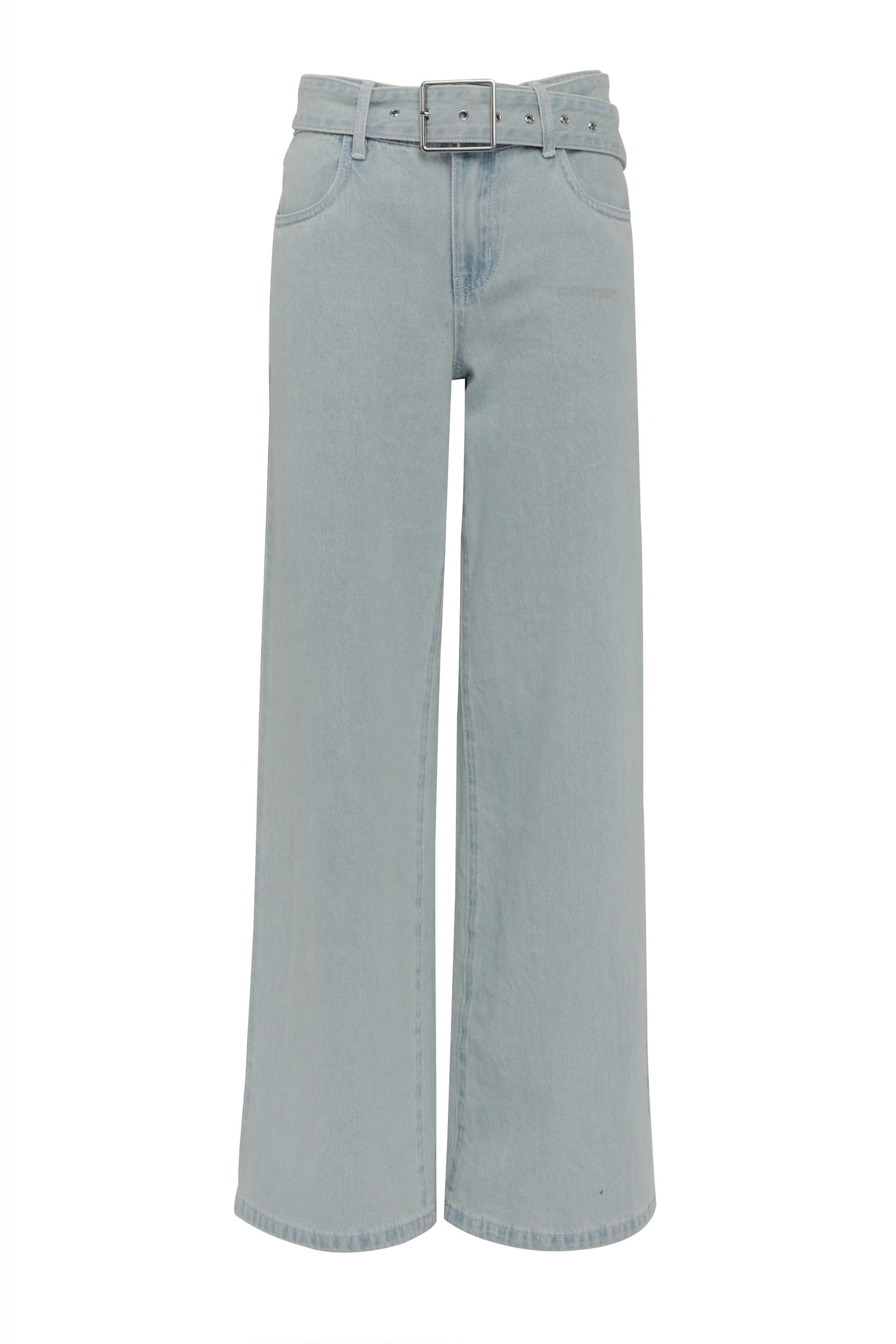 Wide Leg Jeans High Rise Relaxed Style