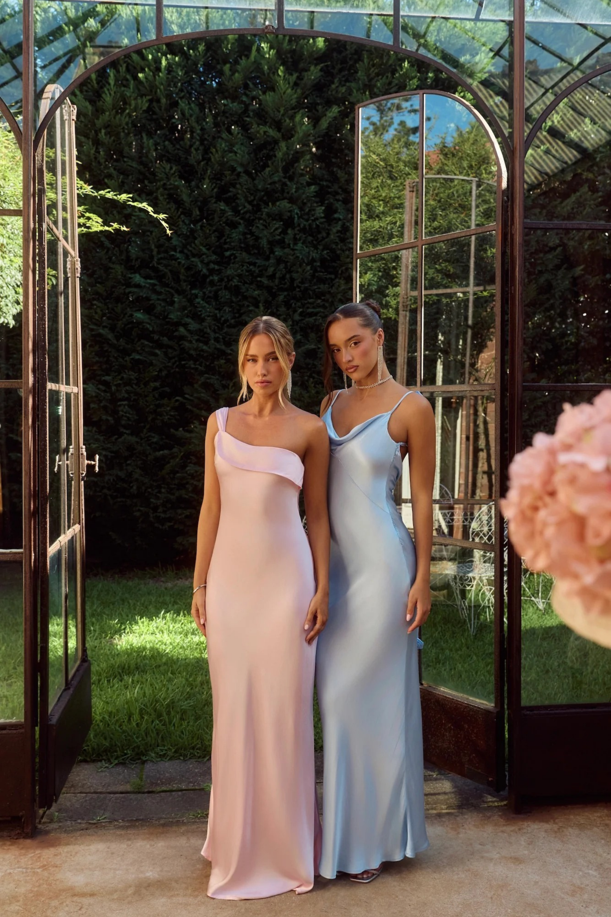 Rosé Aura Maxi Dress