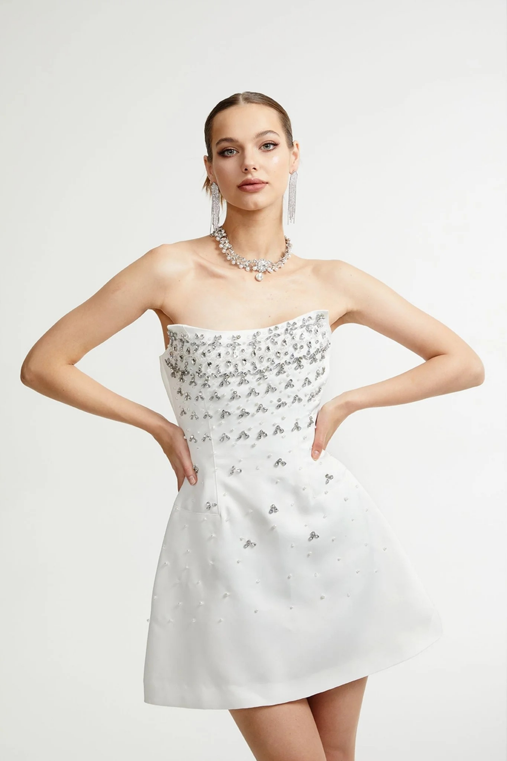 Celestial Sparkle Mini Dress