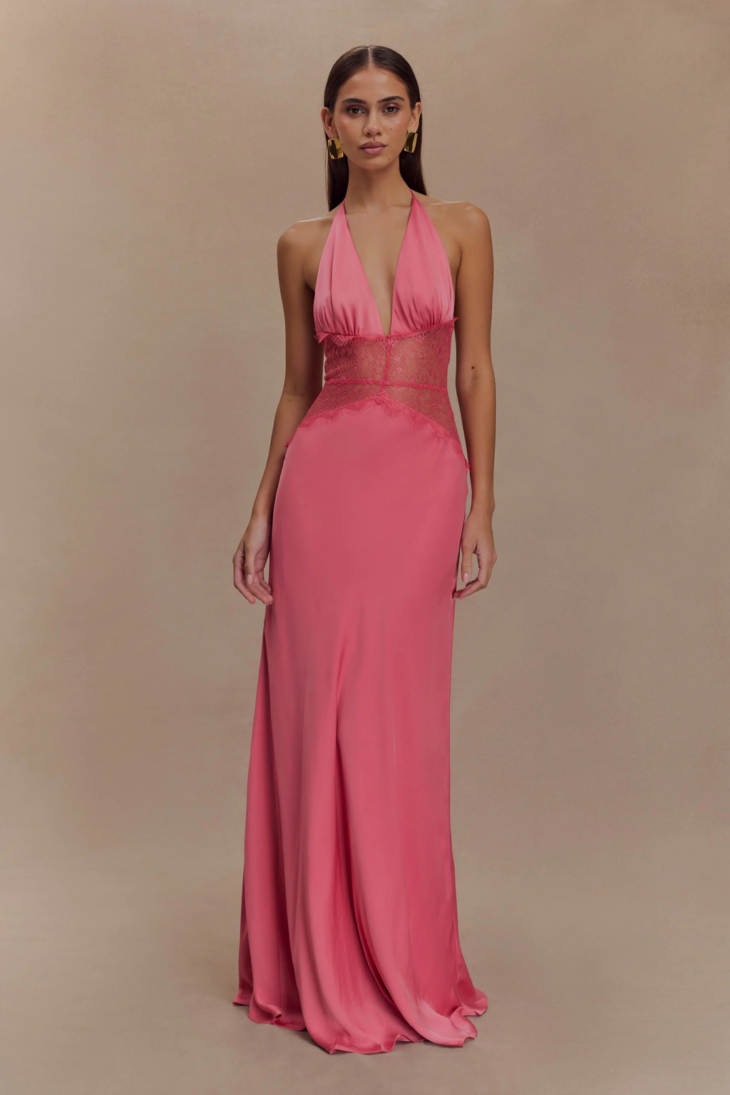 Black Silk Seduction Maxi Dress