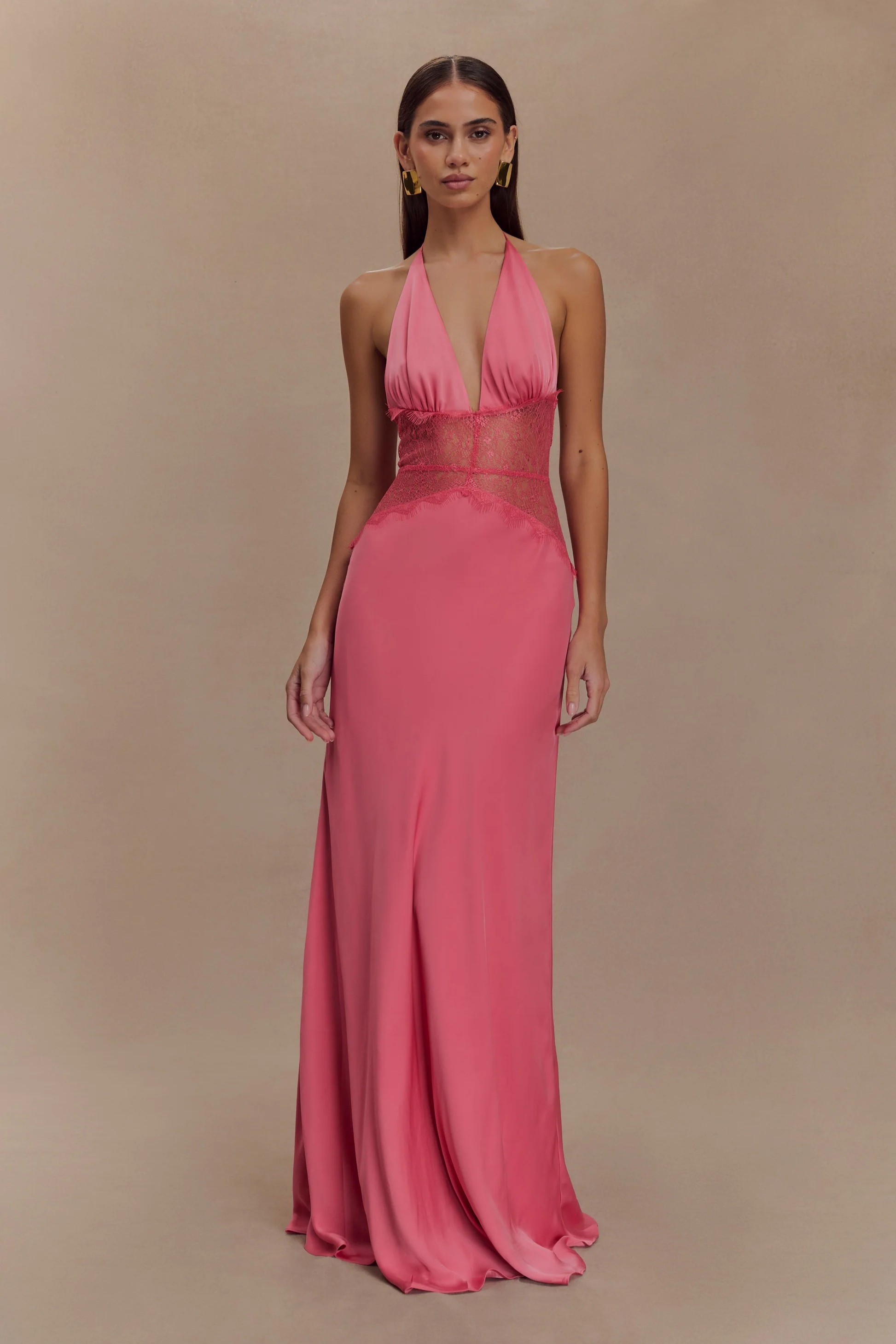 Black Silk Seduction Maxi Dress