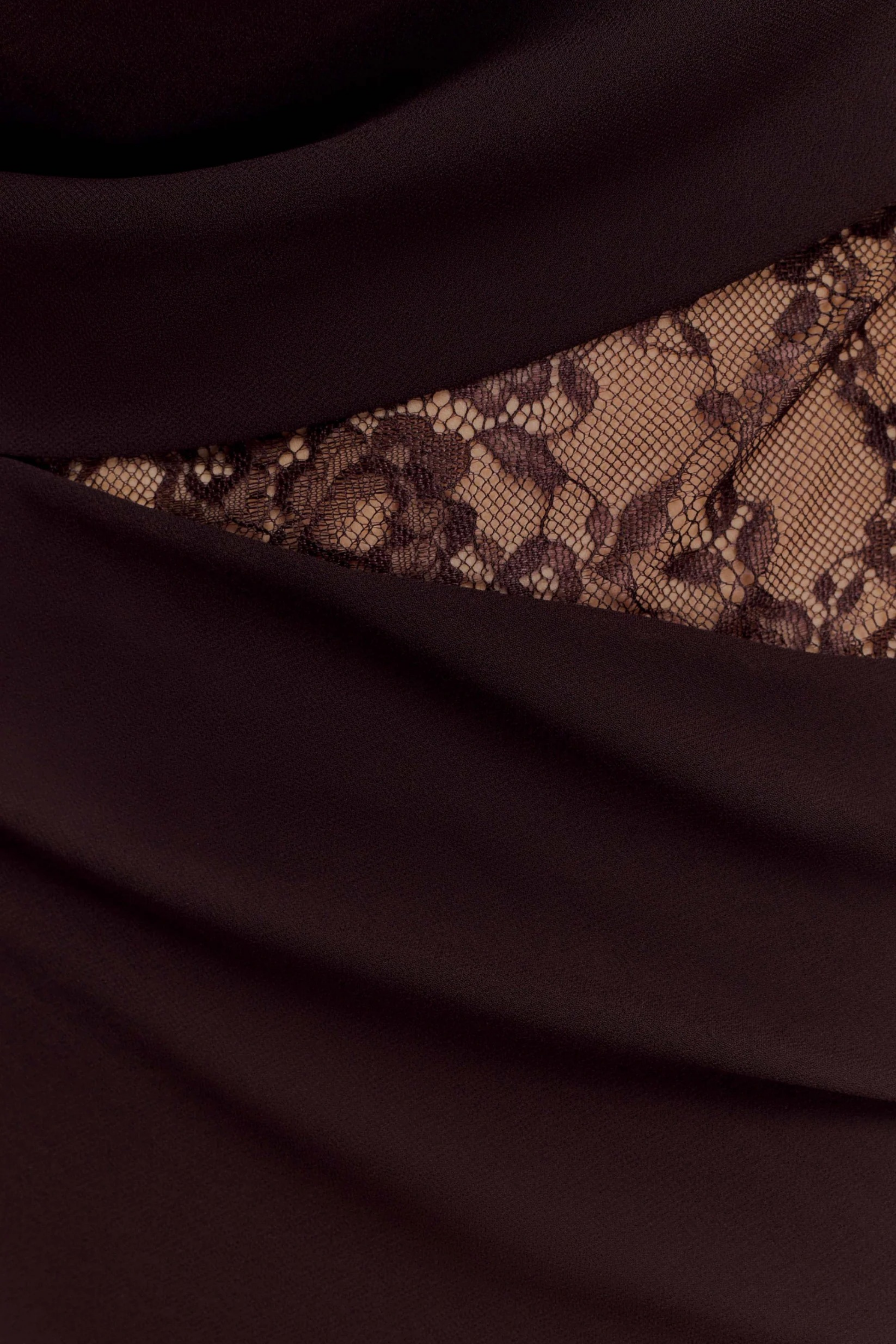 Noir Allure Maxi Dress
