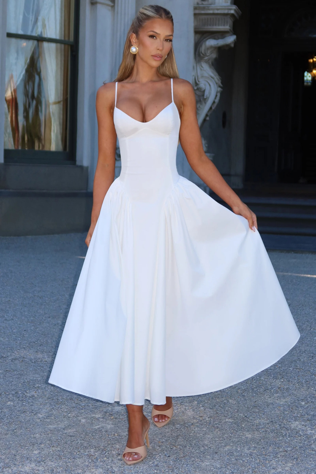 Blush Belle Midi Dress
