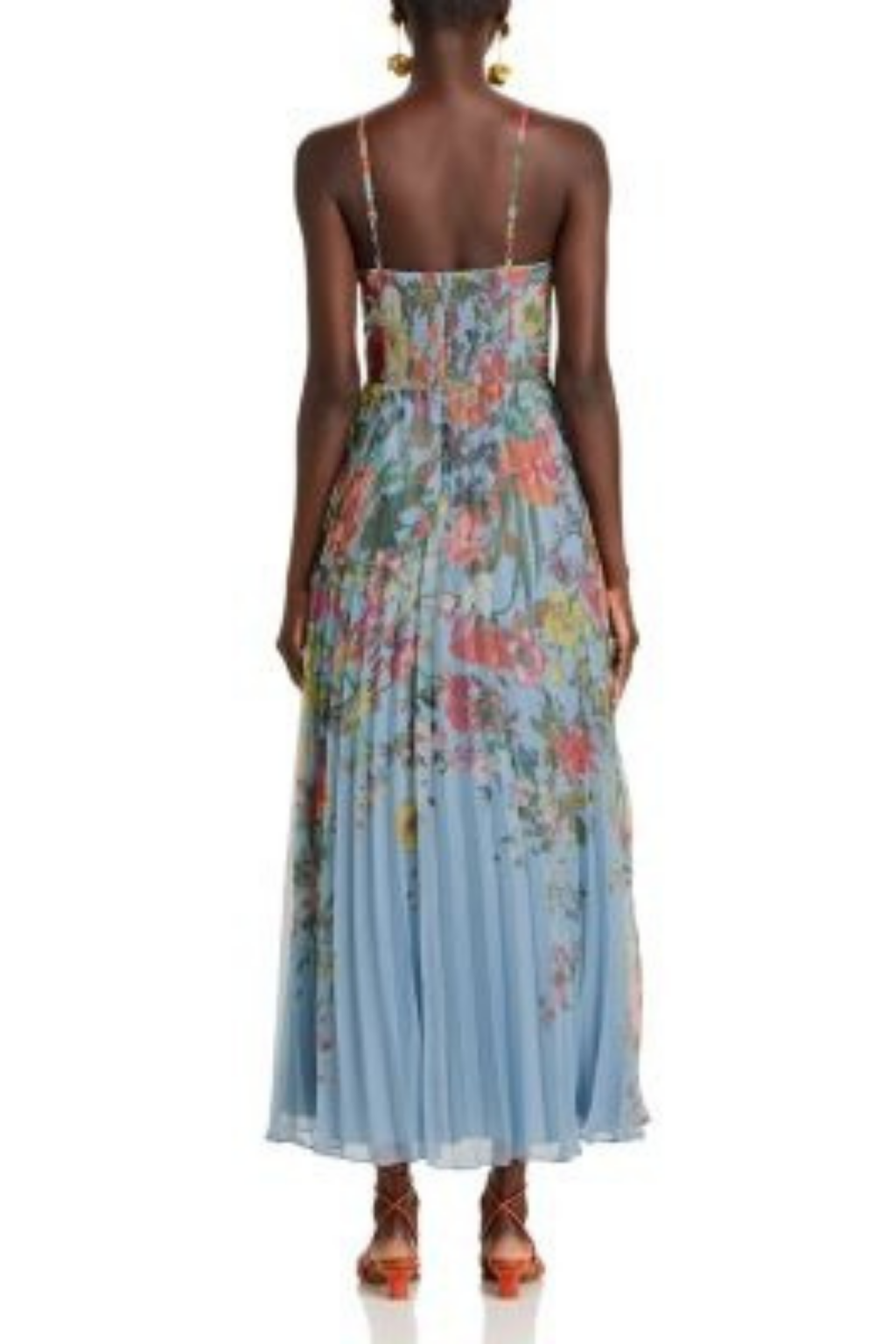 Guest Maxi Dress Watercolor Floral Flowy Style