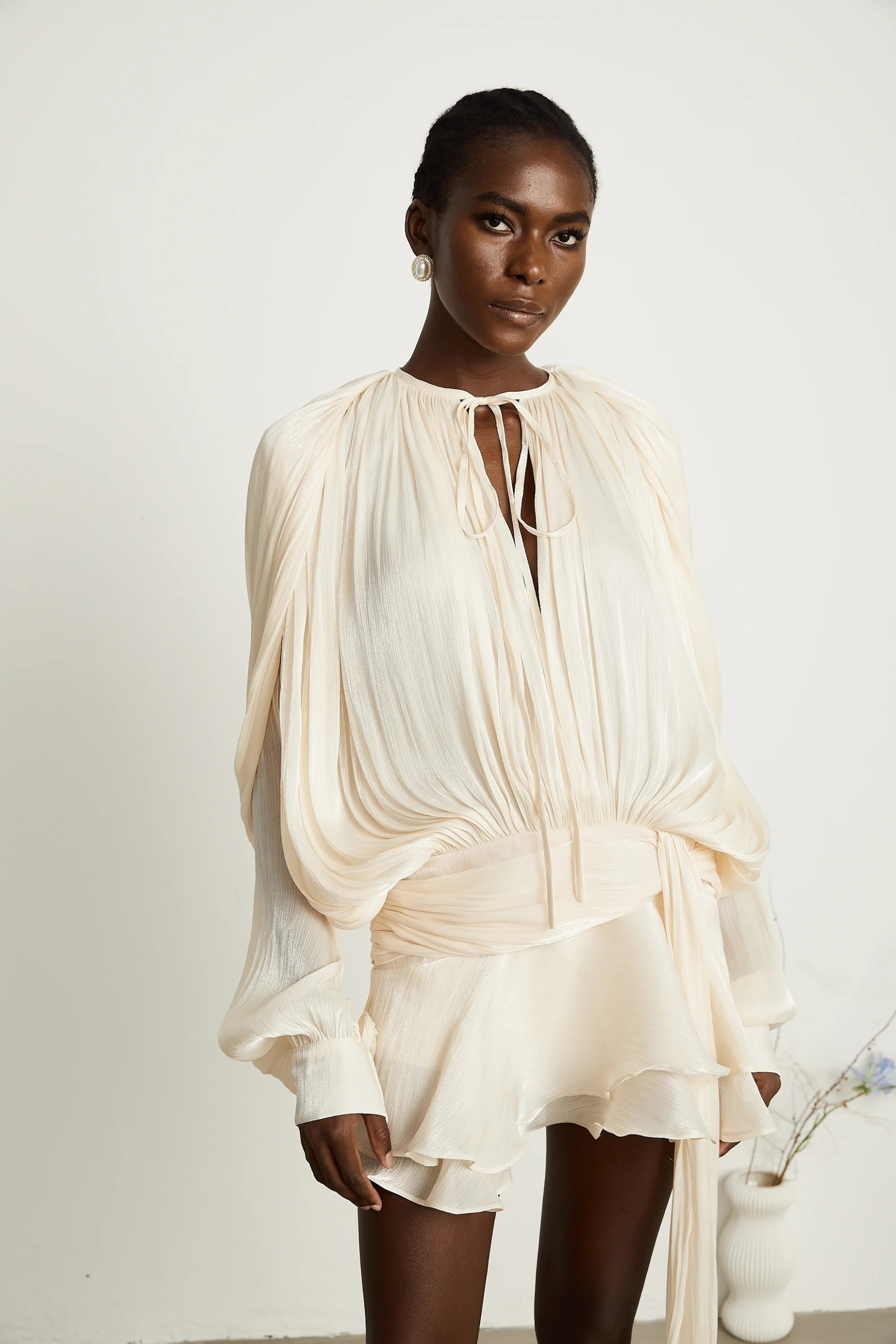 Cloud Silk Mini Dress