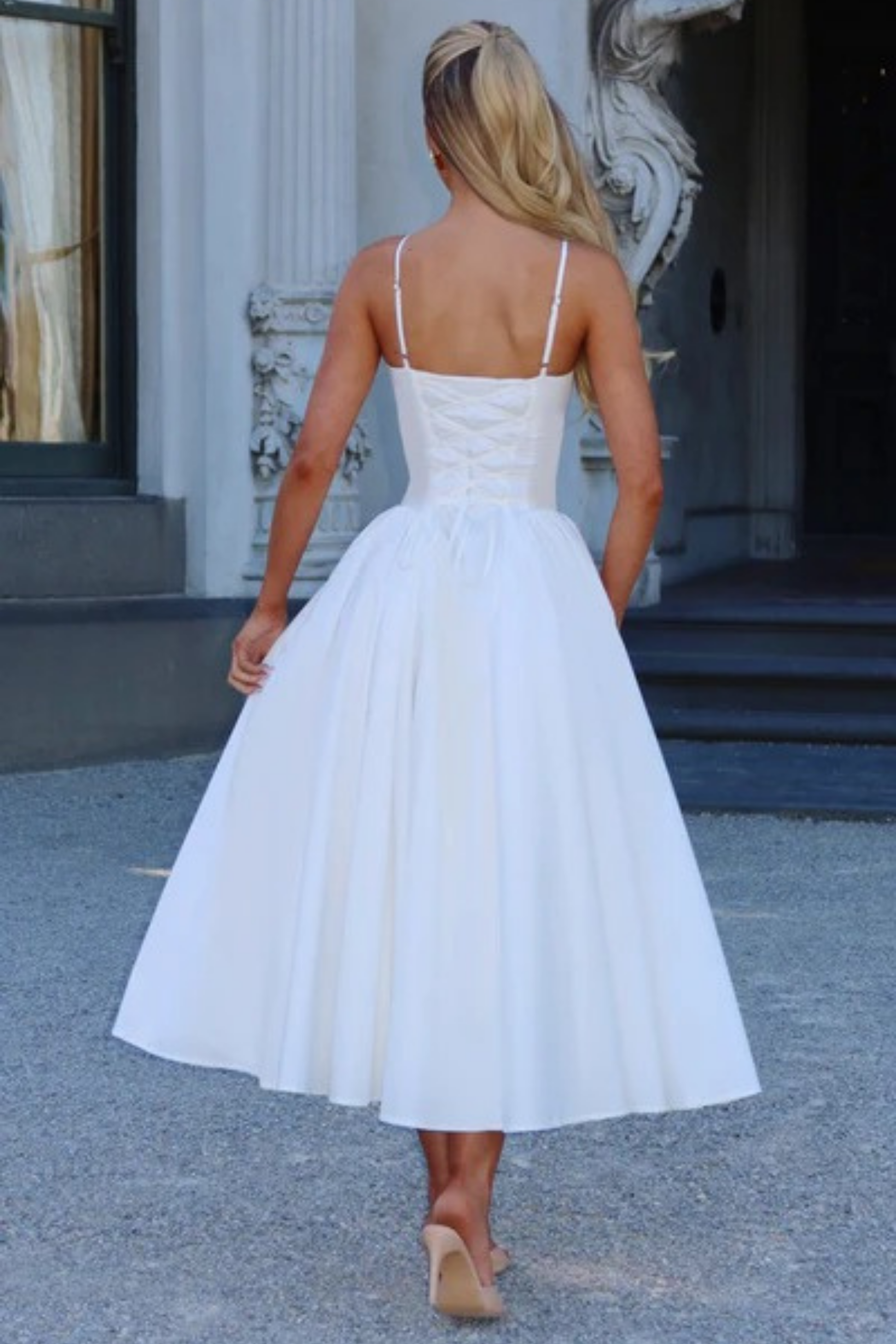 Blush Belle Midi Dress