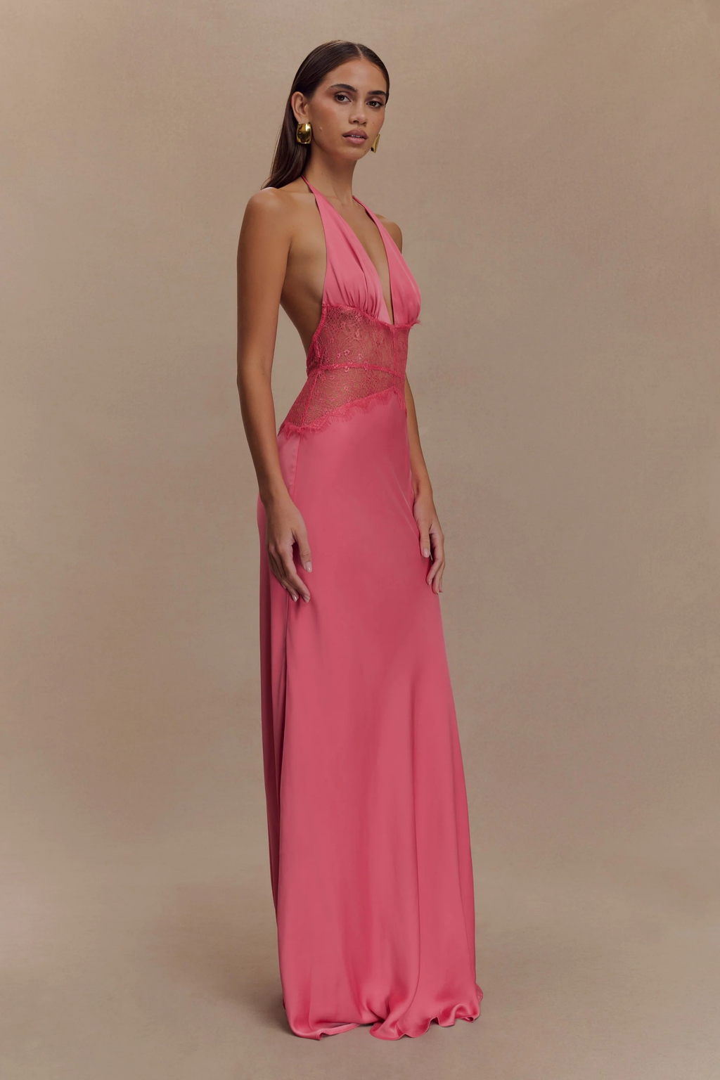 Black Silk Seduction Maxi Dress