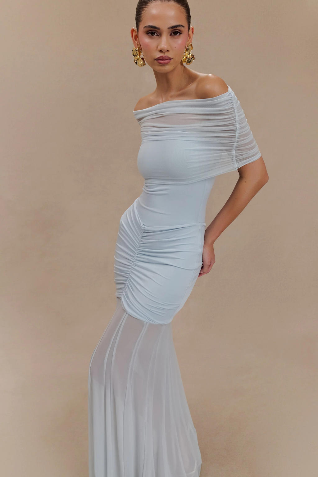 Midnight Illusion Maxi Dress