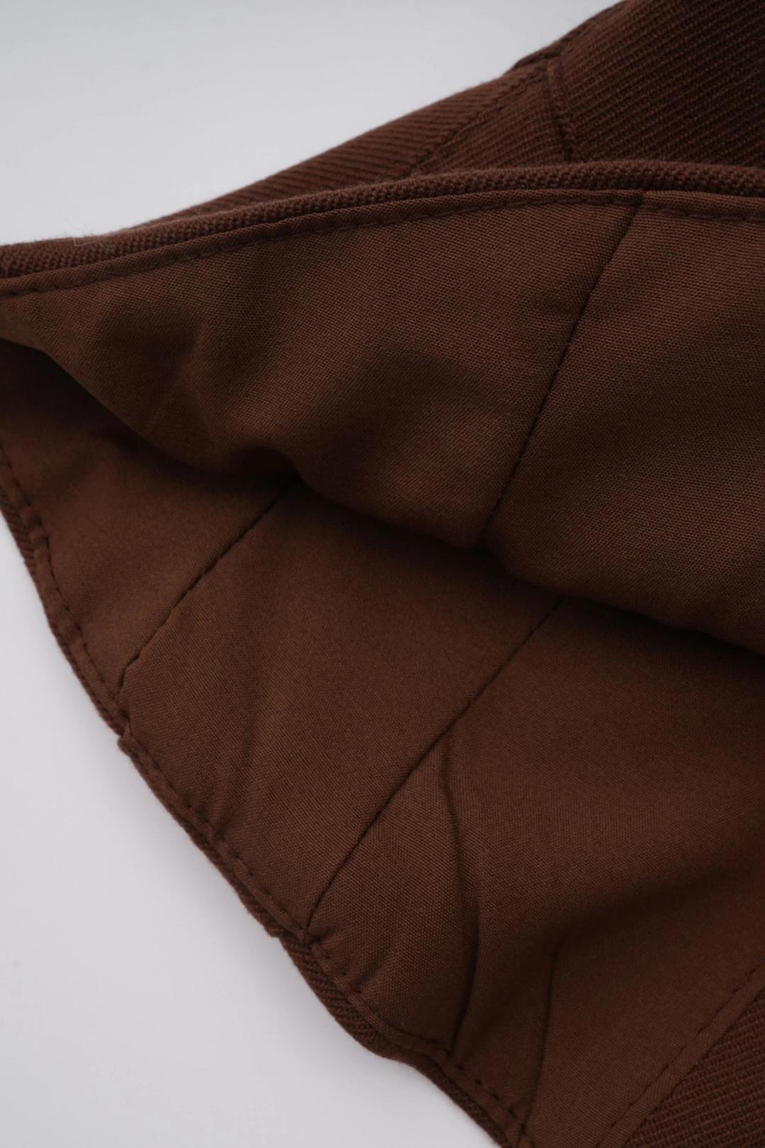 Mocha Lace-Up Corset Top
