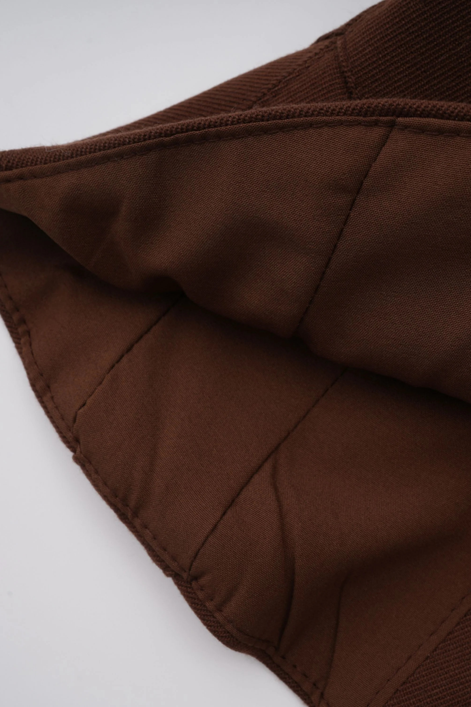 Mocha Lace-Up Corset Top