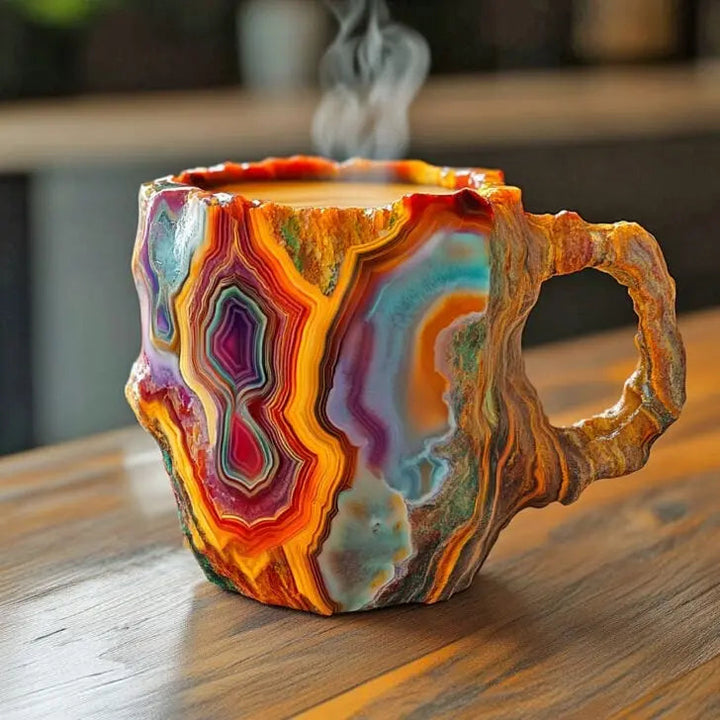 Krystall-infuserte mineral kaffekopper